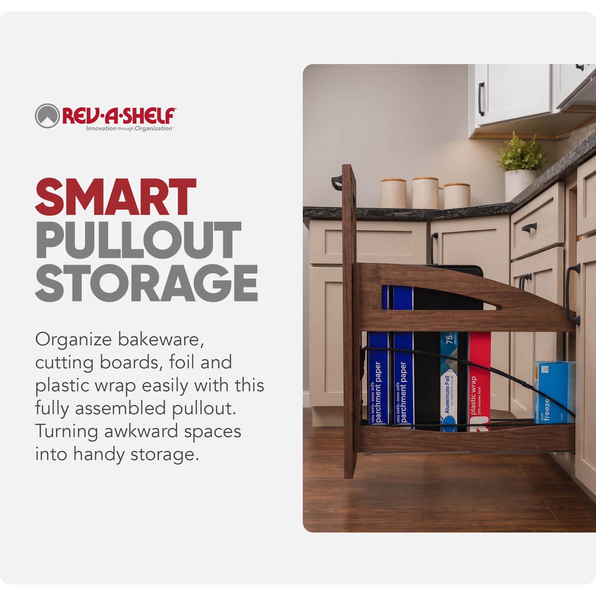 Rev-A-Shelf 447CC-BCSC-WN-8MB Pull-Out-Cabinet-Baskets - View #3