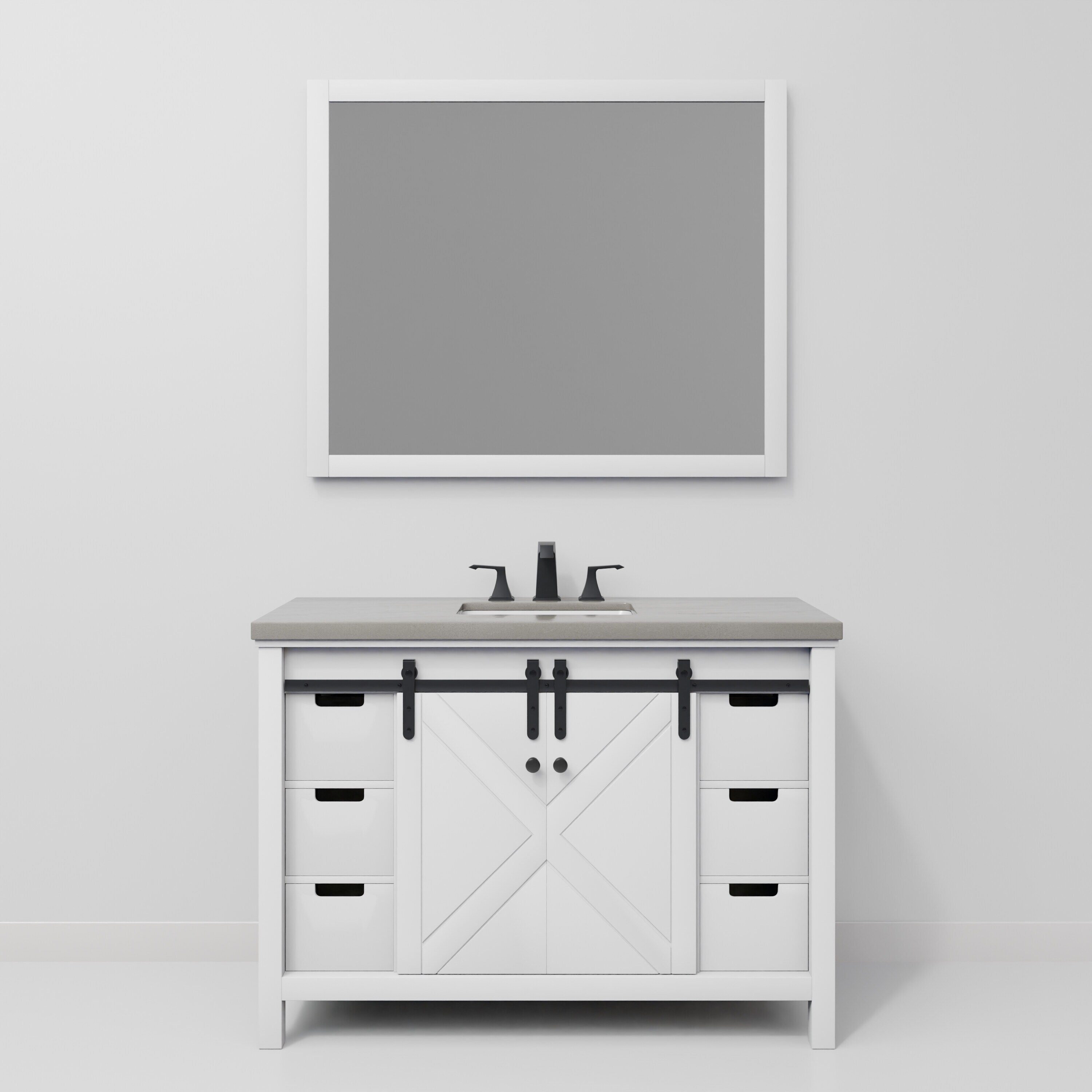 Lexora LM342248SAASM44F Bath-Vanity-Combo - View #5