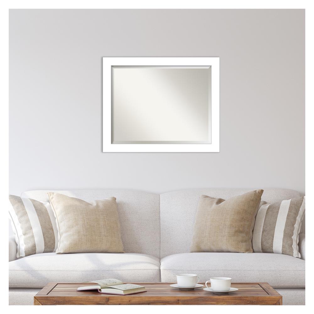 Amanti Art Wedge White Frame Collection 32.25-in x 26.25-in Framed ...