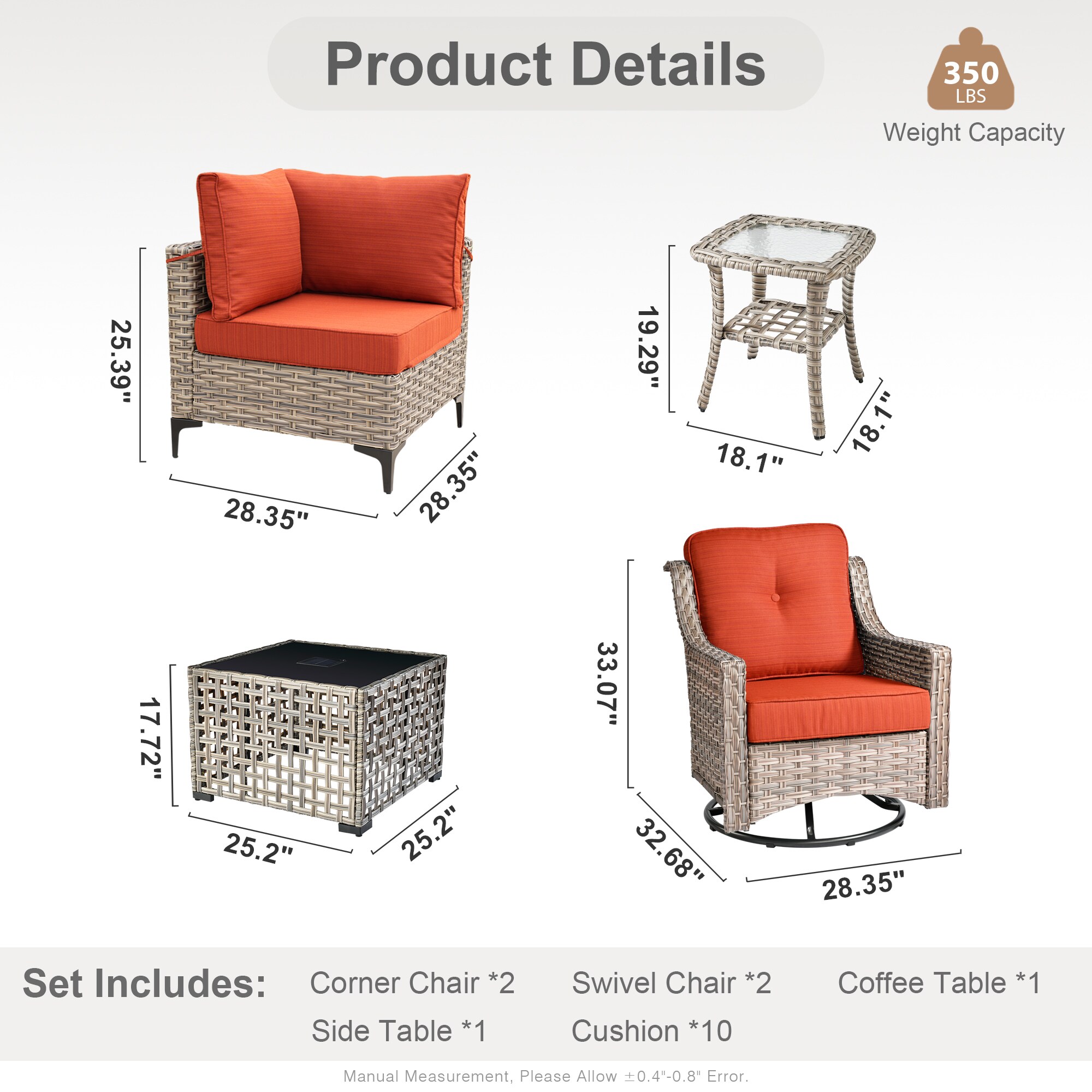 Caodoc L5-YZSKT806-1 Patio-Sofas-Daybeds - View #9
