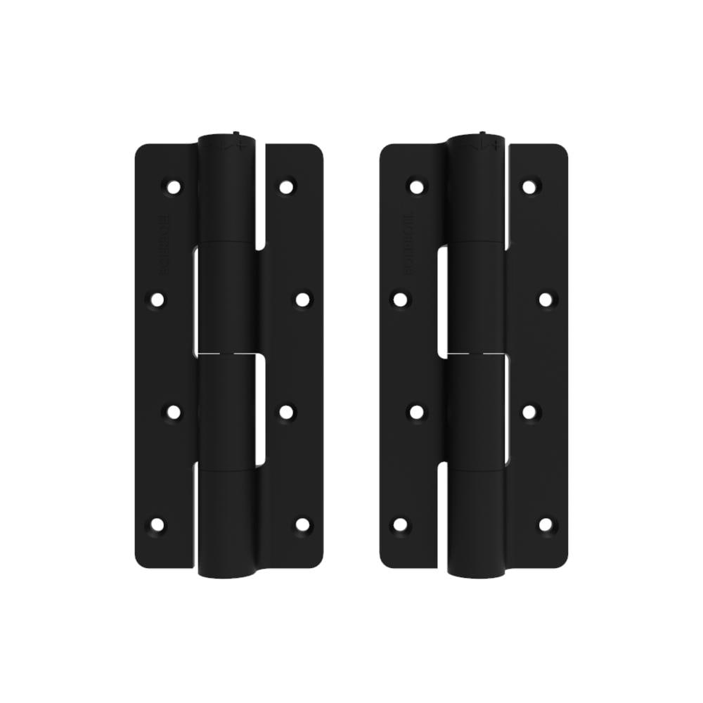 Barrette Outdoor Living 73025674 Heavy-Duty 2 -Pack 1-1/8-in Black Gate hinge
