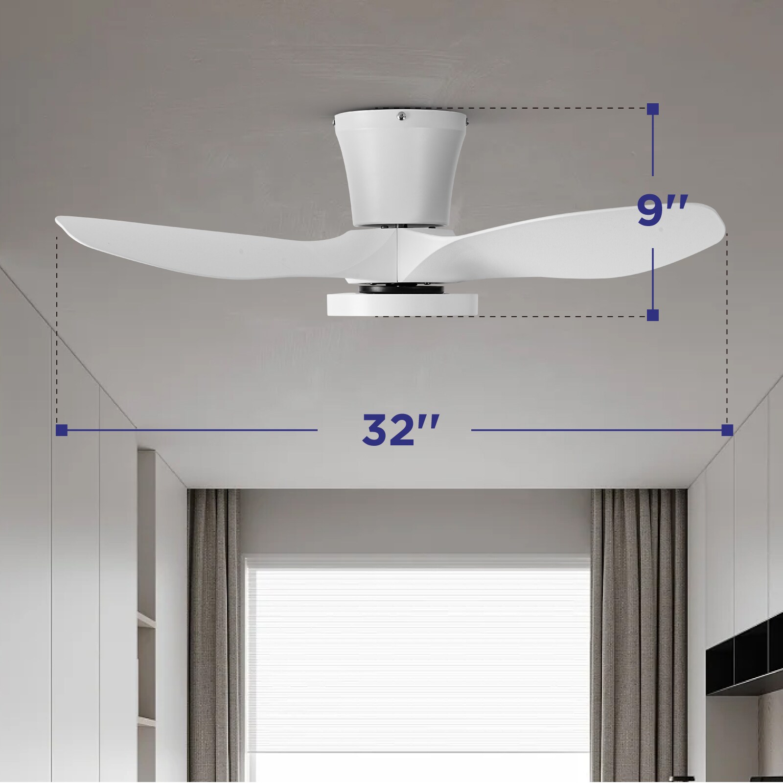 ocioc OC32-WE-3X-F0 Ceiling-Fans - View #2