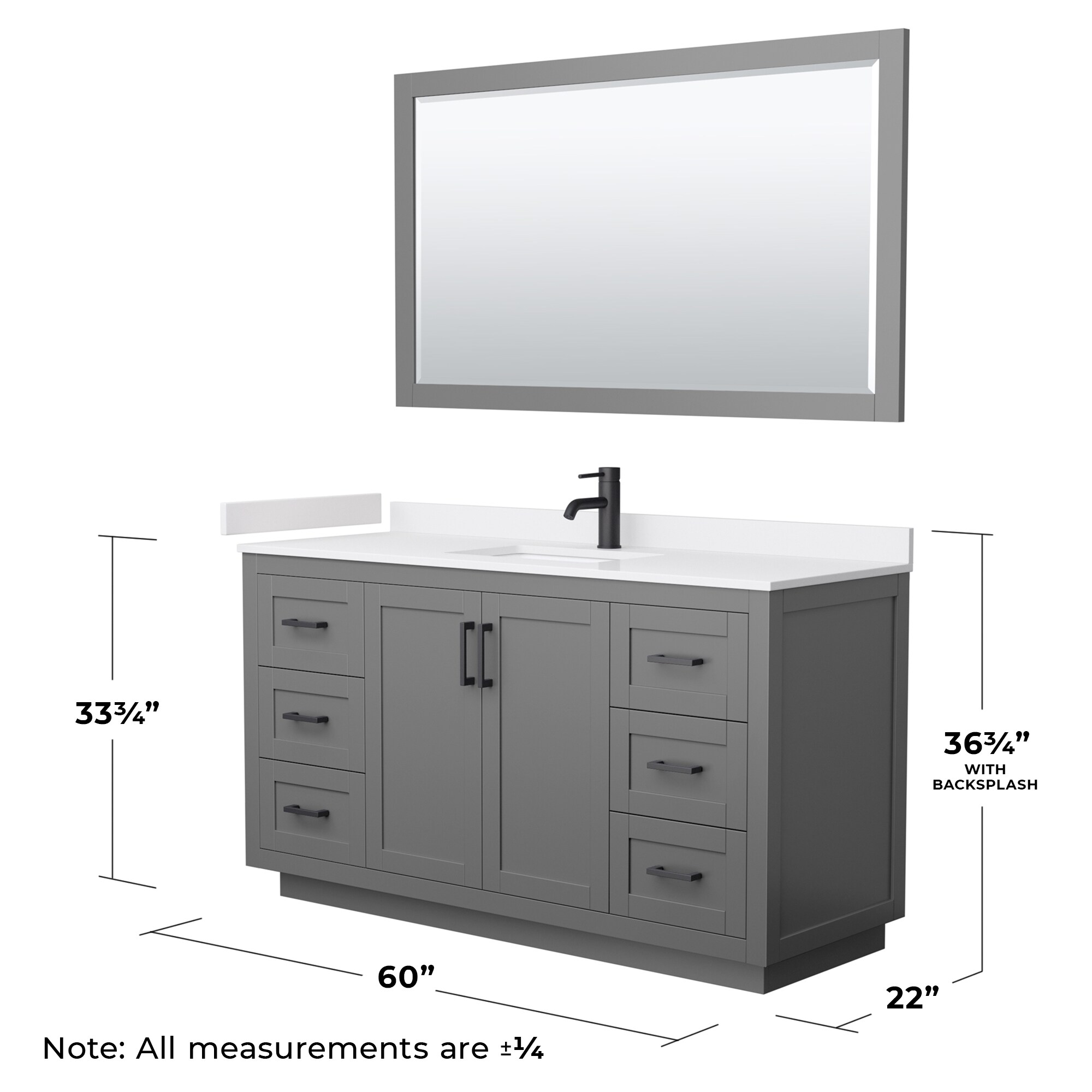 Wyndham Collection WCF292960SGBWCUNSM58 Bath-Vanity-Combo - View #6