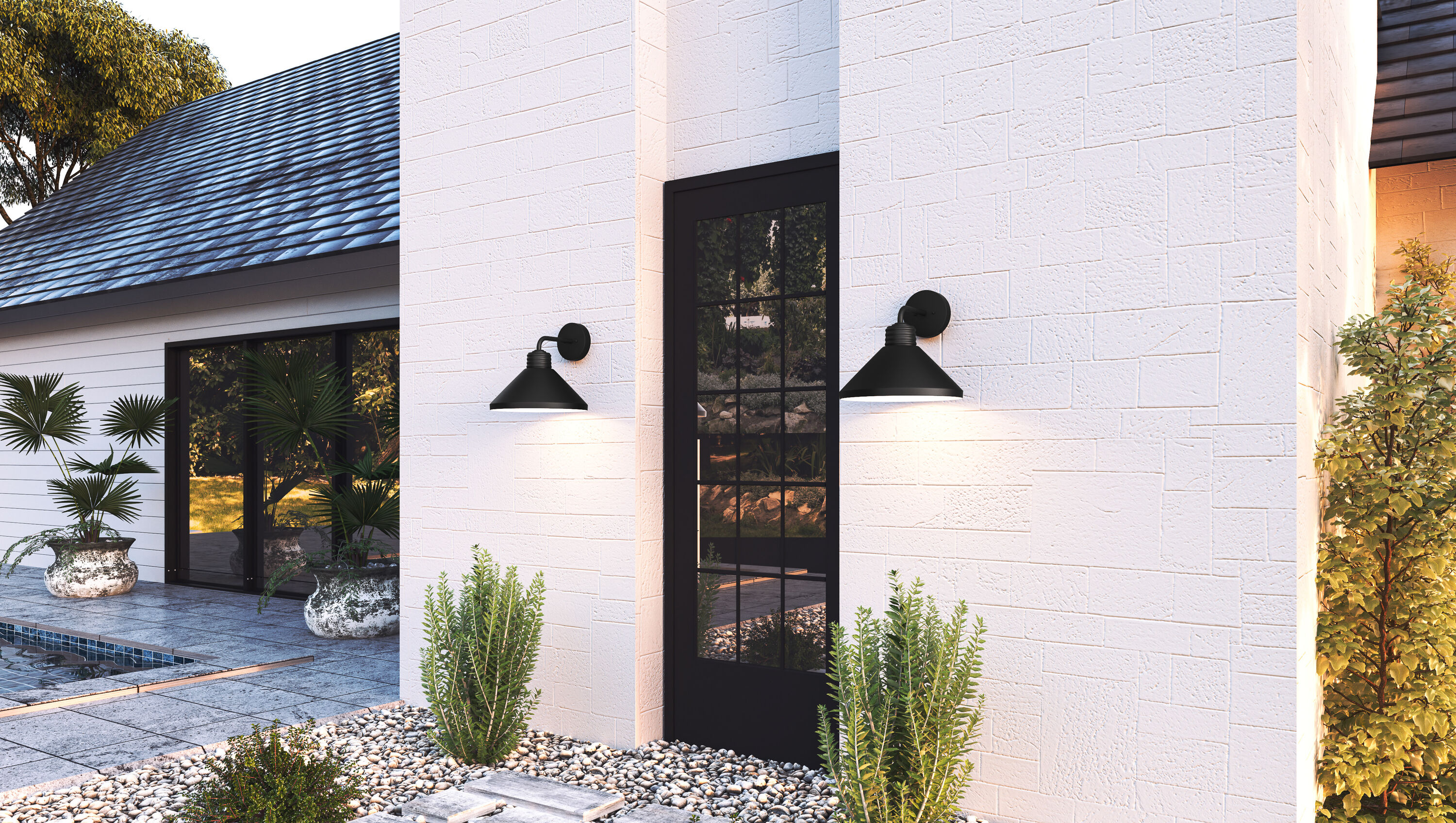 Quoizel REN8411MBK Outdoor-Wall-Lighting - View #4