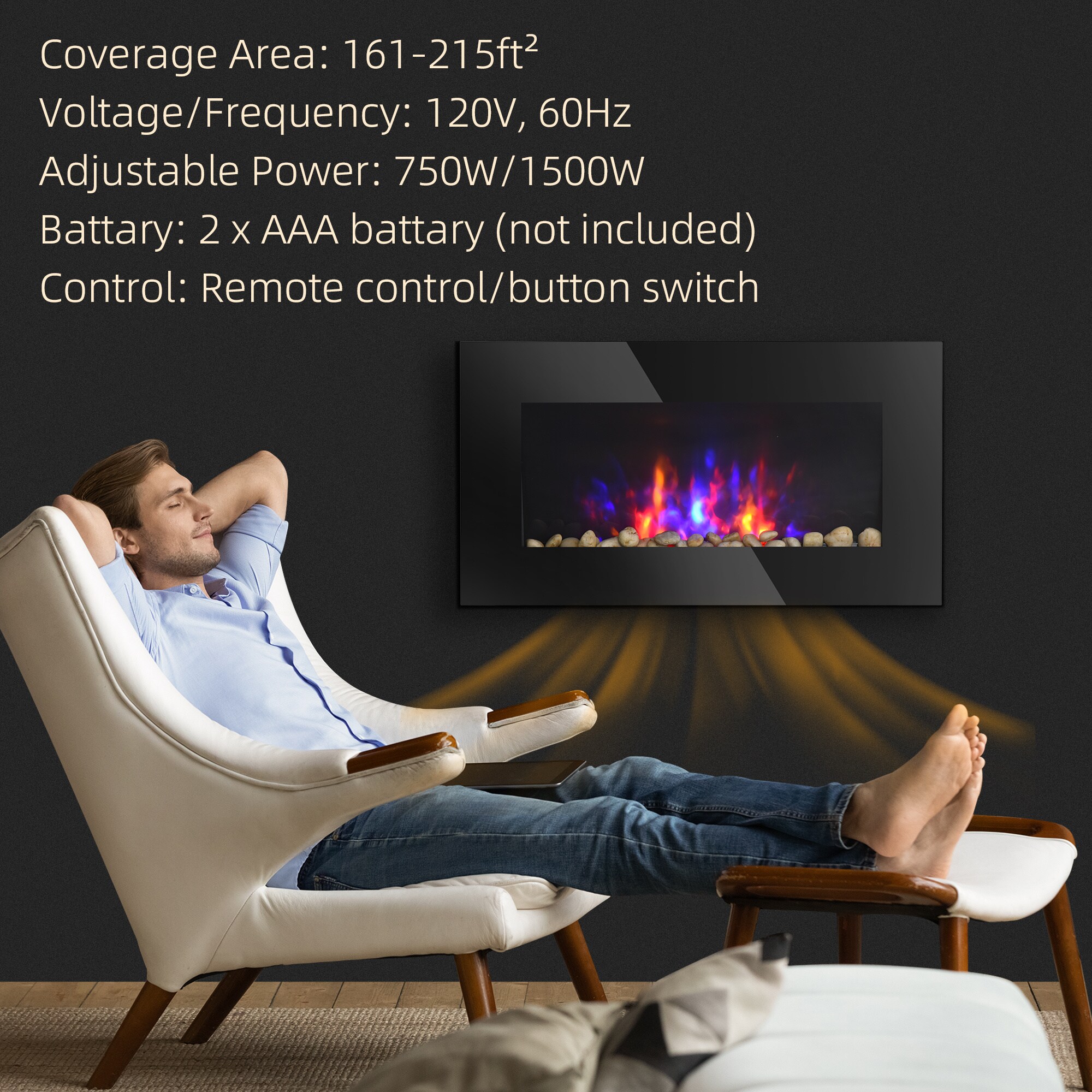 BABOOM BOM-5141044-OR Electric-Fireplaces - View #6