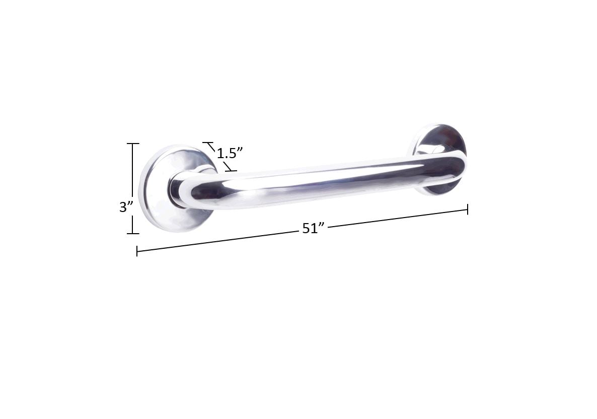 CSI Bathware BAR-SB48-TW-125-PO Grab-Bars - View #3