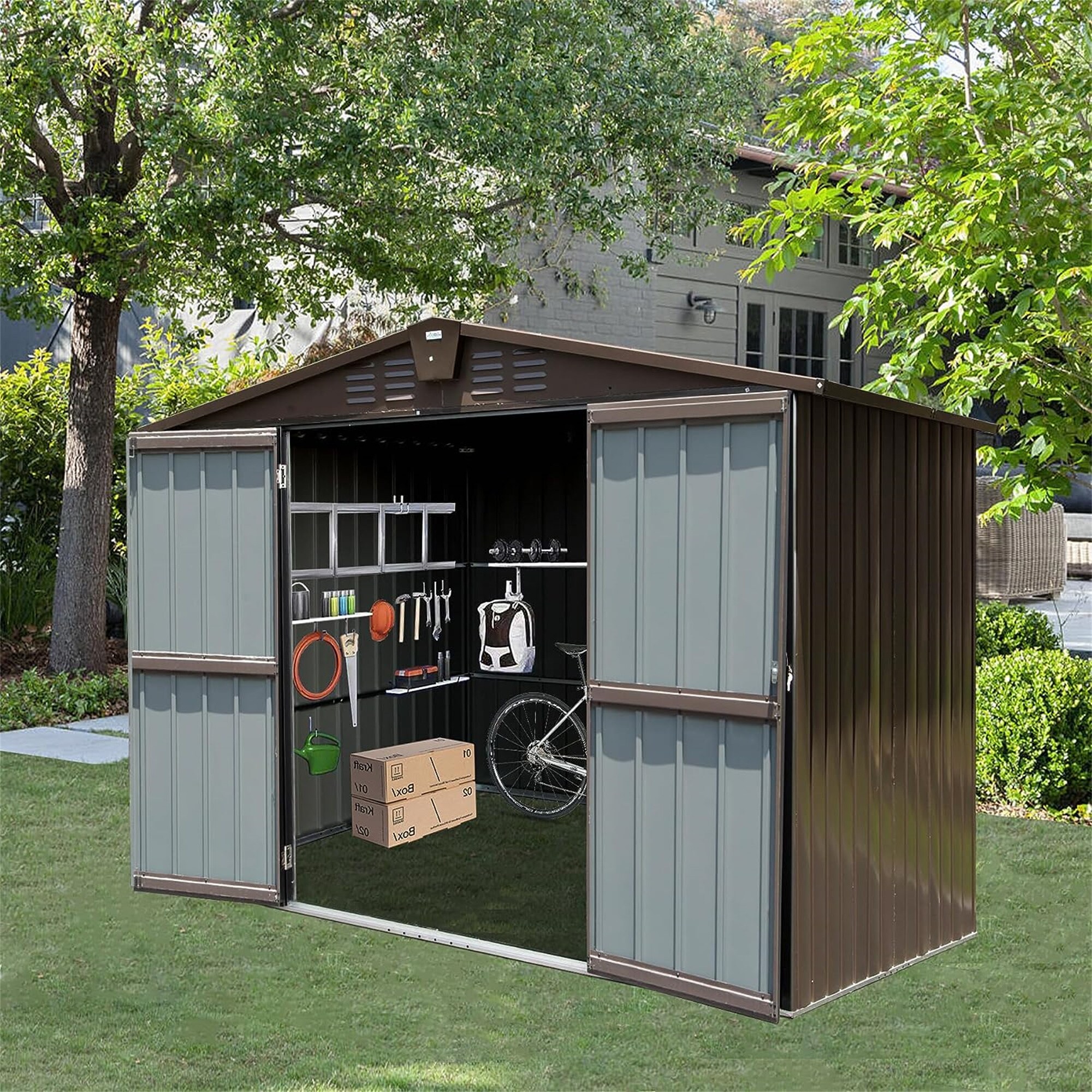 Mondawe MD-DM00040 Metal-Storage-Buildings-Sheds - View #3