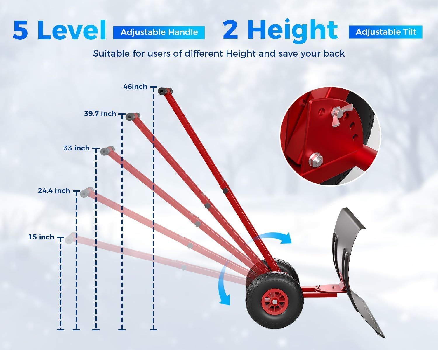 IdealHouse WEHHZ-H6680TXW0TV5 Snow-Shovels - View #3