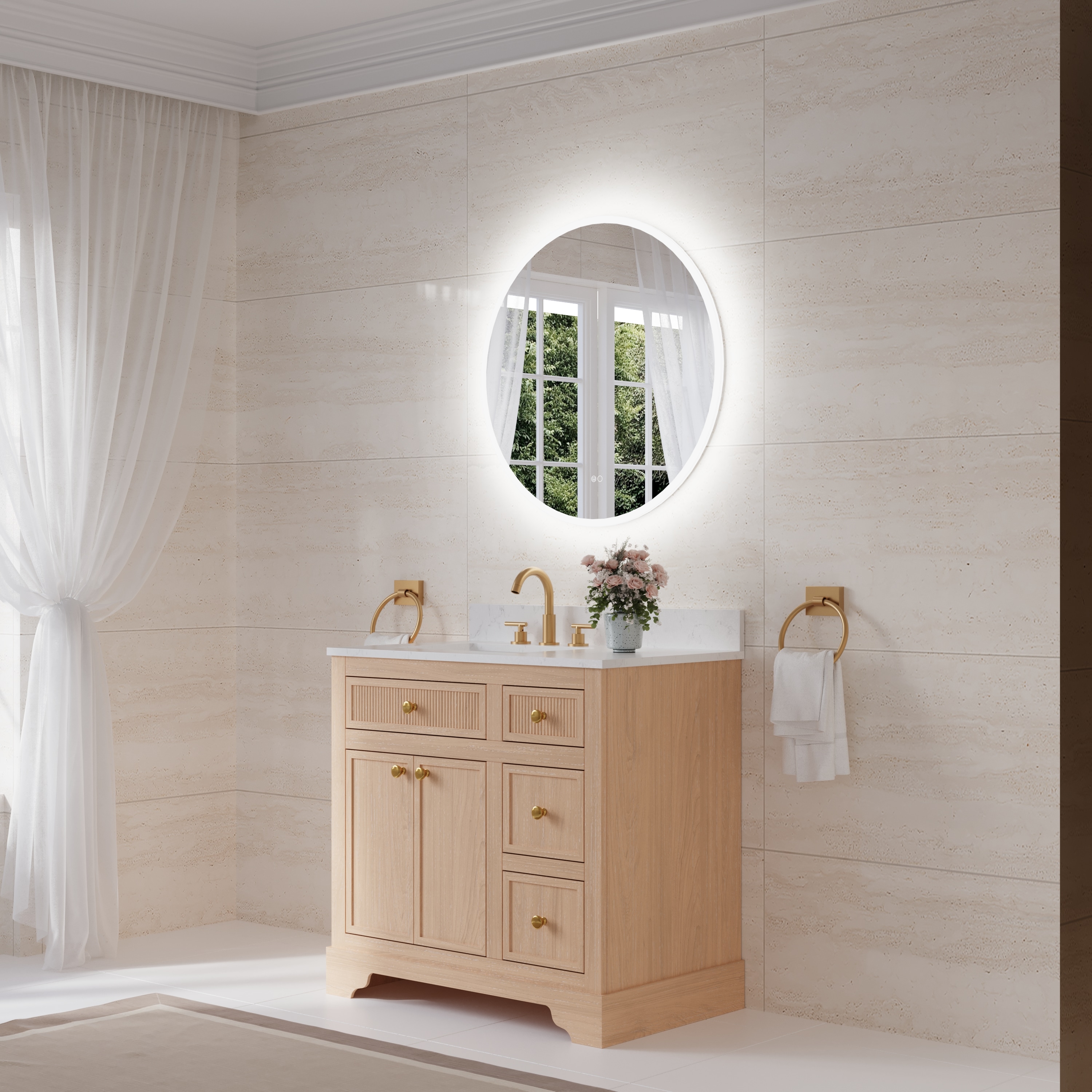 CALVON RC9-3232BG Framed-Bath-Mirrors - View #7