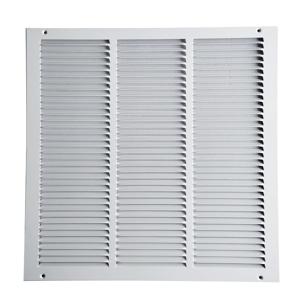 RELIABILT 7111818WH 18-in x 18-in Steel White Sidewall/Ceiling Grille