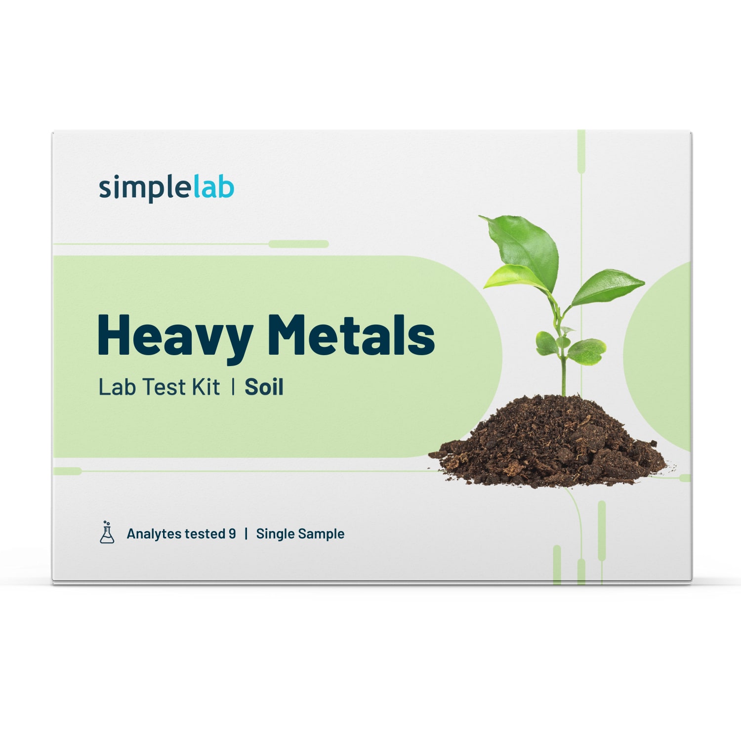 SimpleLab R-SL-SO-DP-S-ST1 Soil Test Kit
