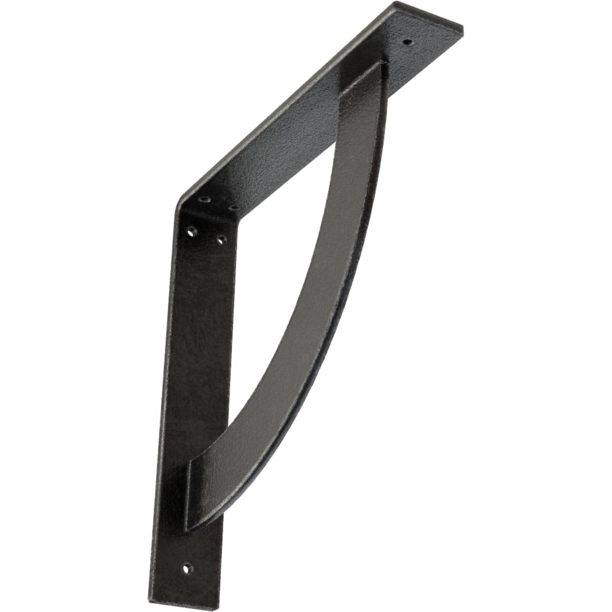 Ekena Millwork BKTM02X12X12BUAPW Bulwark 12-in x 2-in x 12-in Gray Steel Mounting bracket