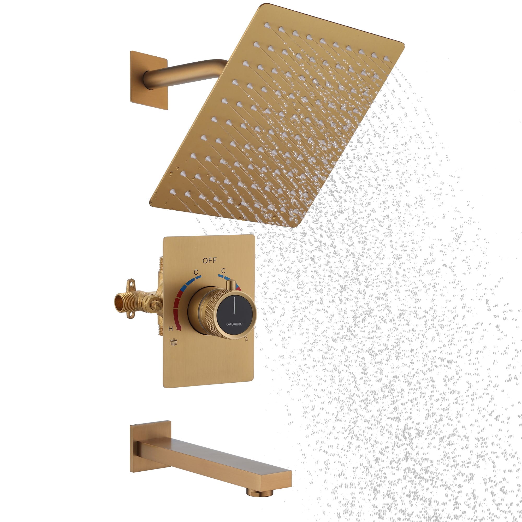 CASAINC RB0771-WE Showerhead-Bar-Panels - View #2