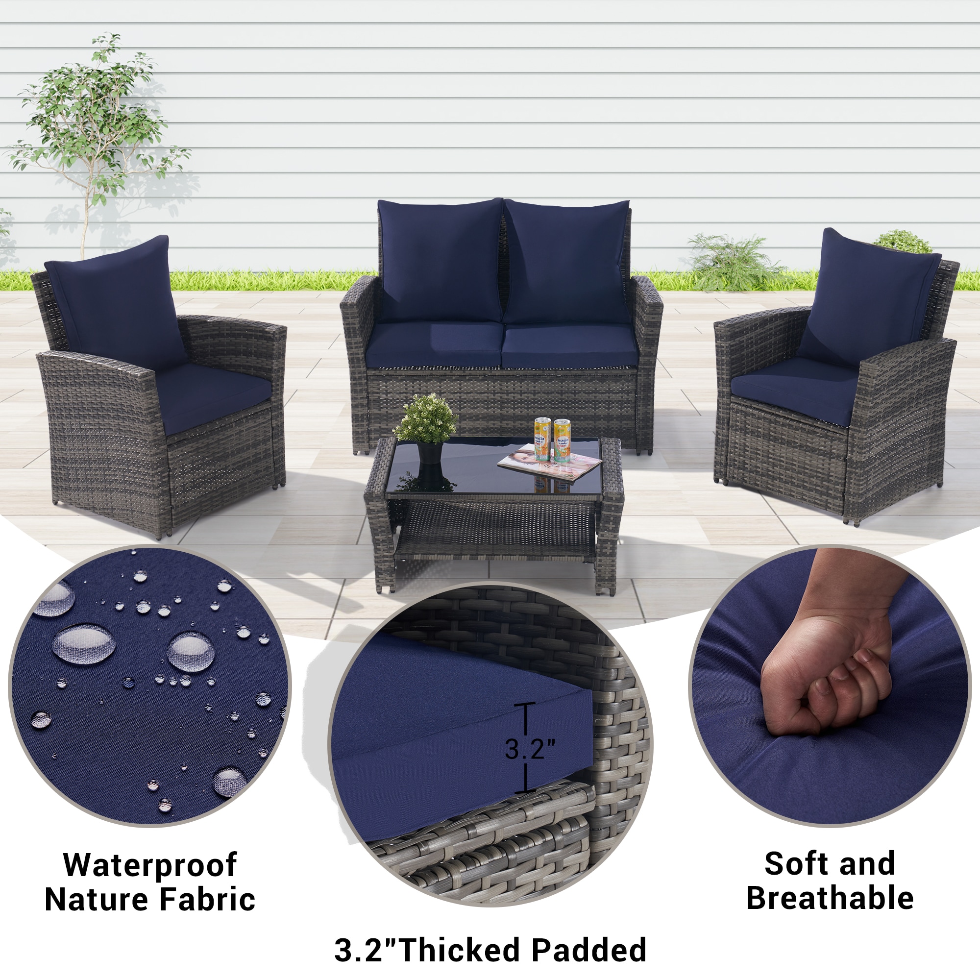 EXTRAUP YHLW874P146983 Patio-Conversation-Sets - View #5