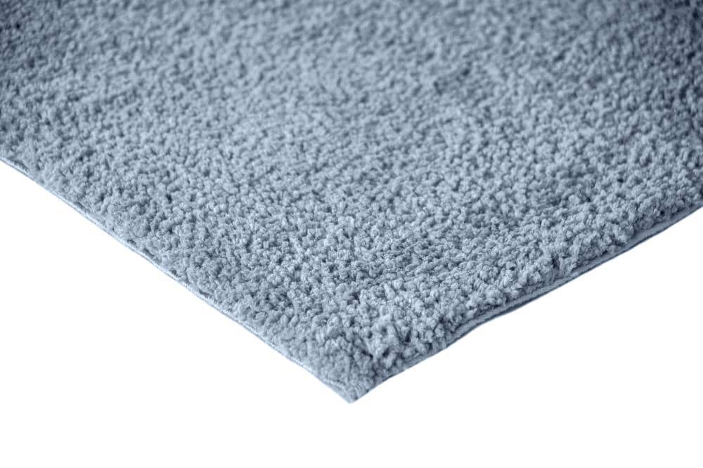 Style Selections Nikita 8 X 10 (ft) Smoke Blue Indoor Solid