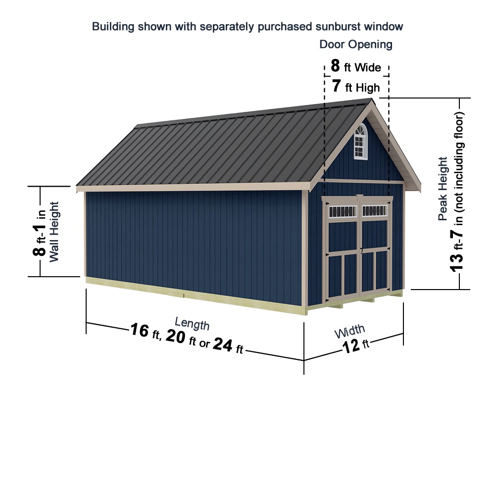 Best Barns GENEVA1220F Garage-Buildings - View #6