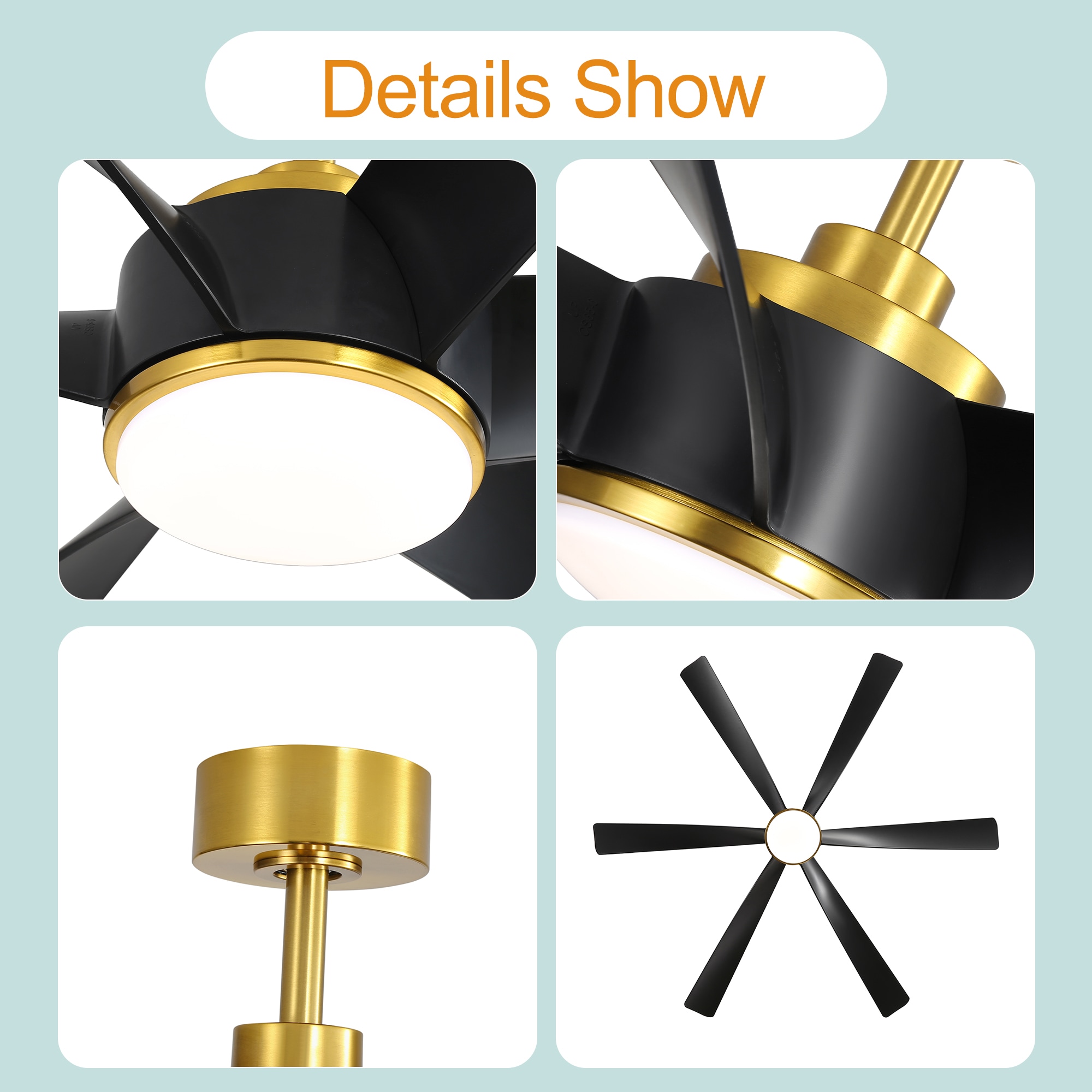Breezary 25001-BK Ceiling-Fans - View #5