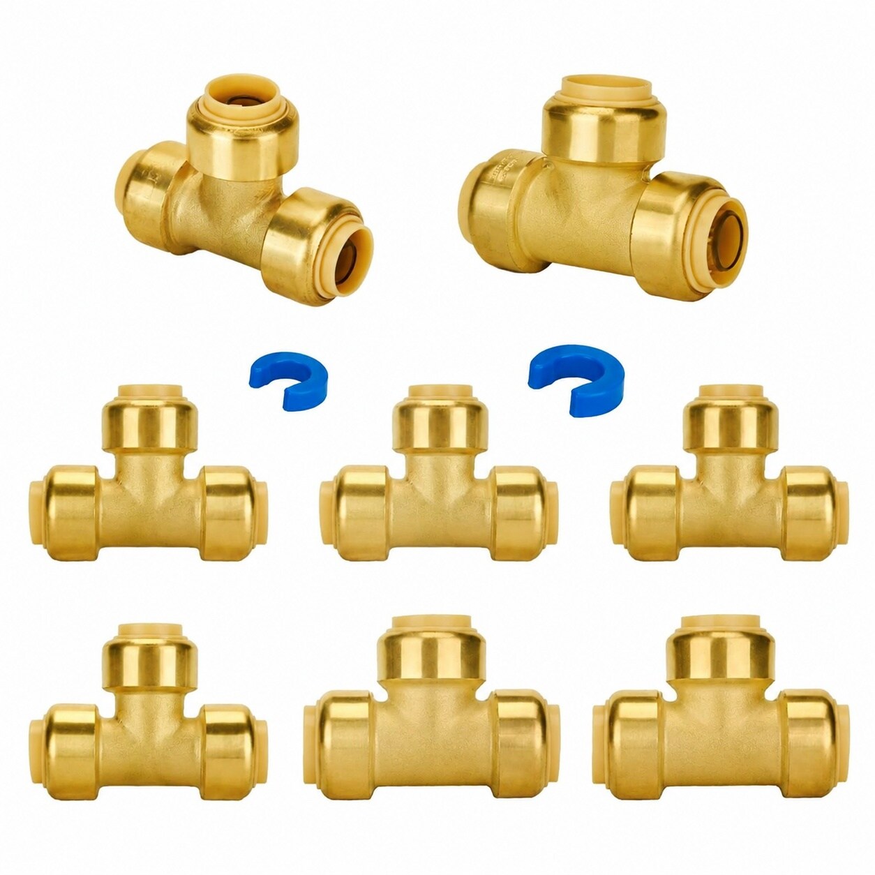 AKSCYZM Push to Connect Plumbing Fittings Assortment Half Inch and ...