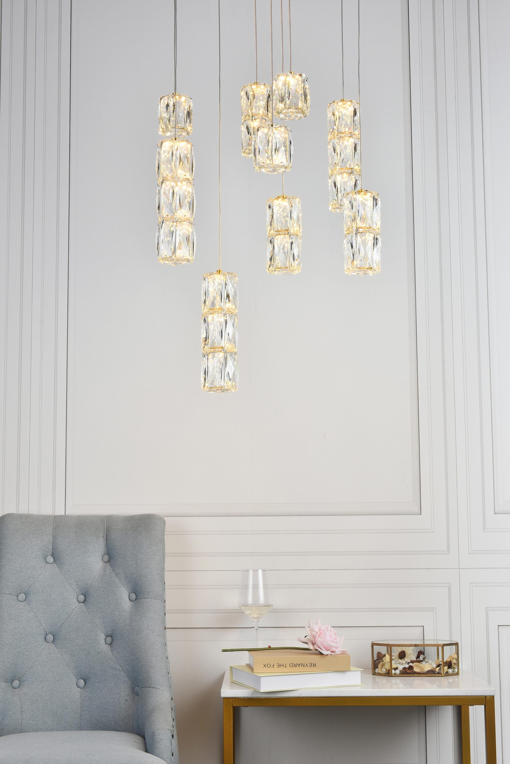 Elegant Decor HF10500D27G Pendant-Lights - View #2