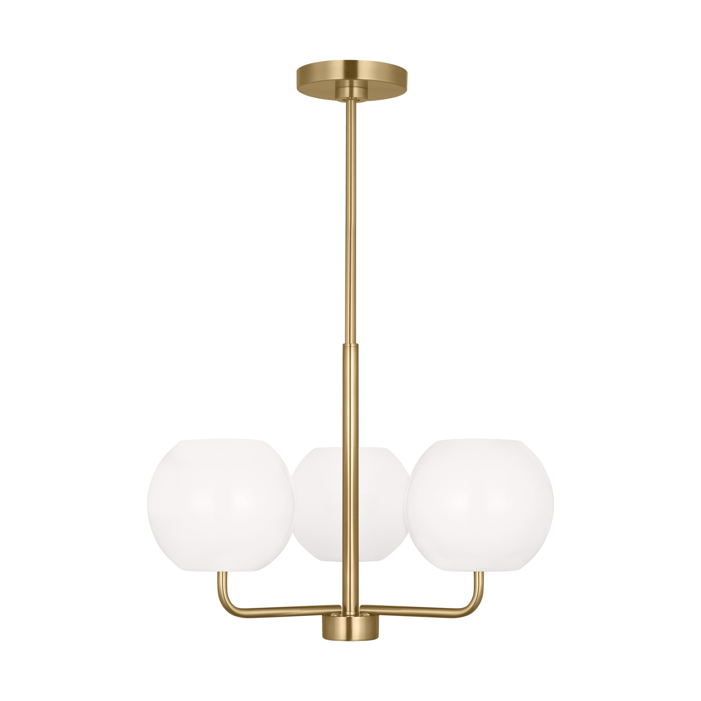 Generation Lighting GLC1043SB Rory 3 -Light Satin Bronze Modern/contemporary For Use in Bedrooms, Dining Rooms, Foyers, Living Rooms Chandelier
