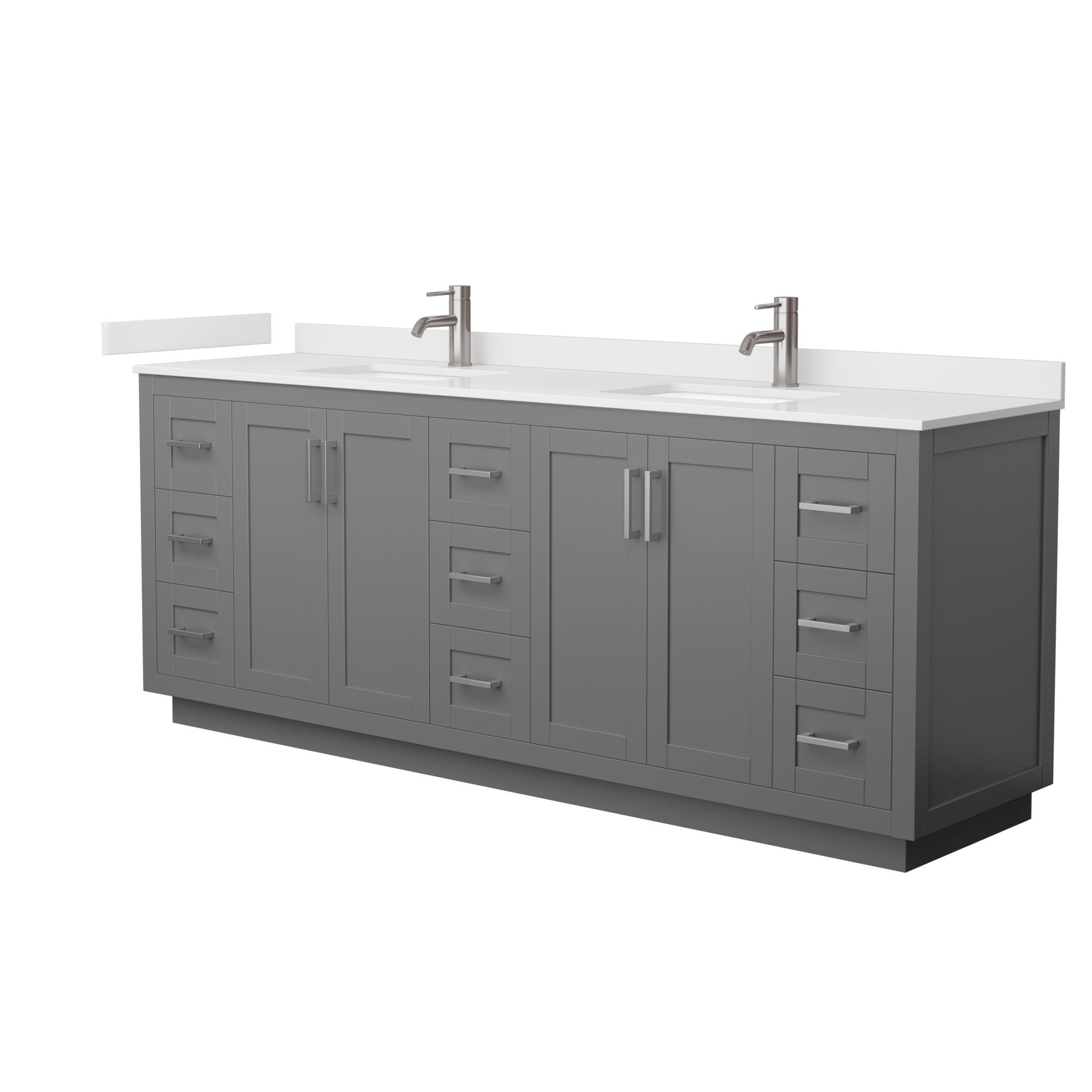 Wyndham Collection WCF292984DKGWQUNSMXX Bath-Vanity-Combo - View #2
