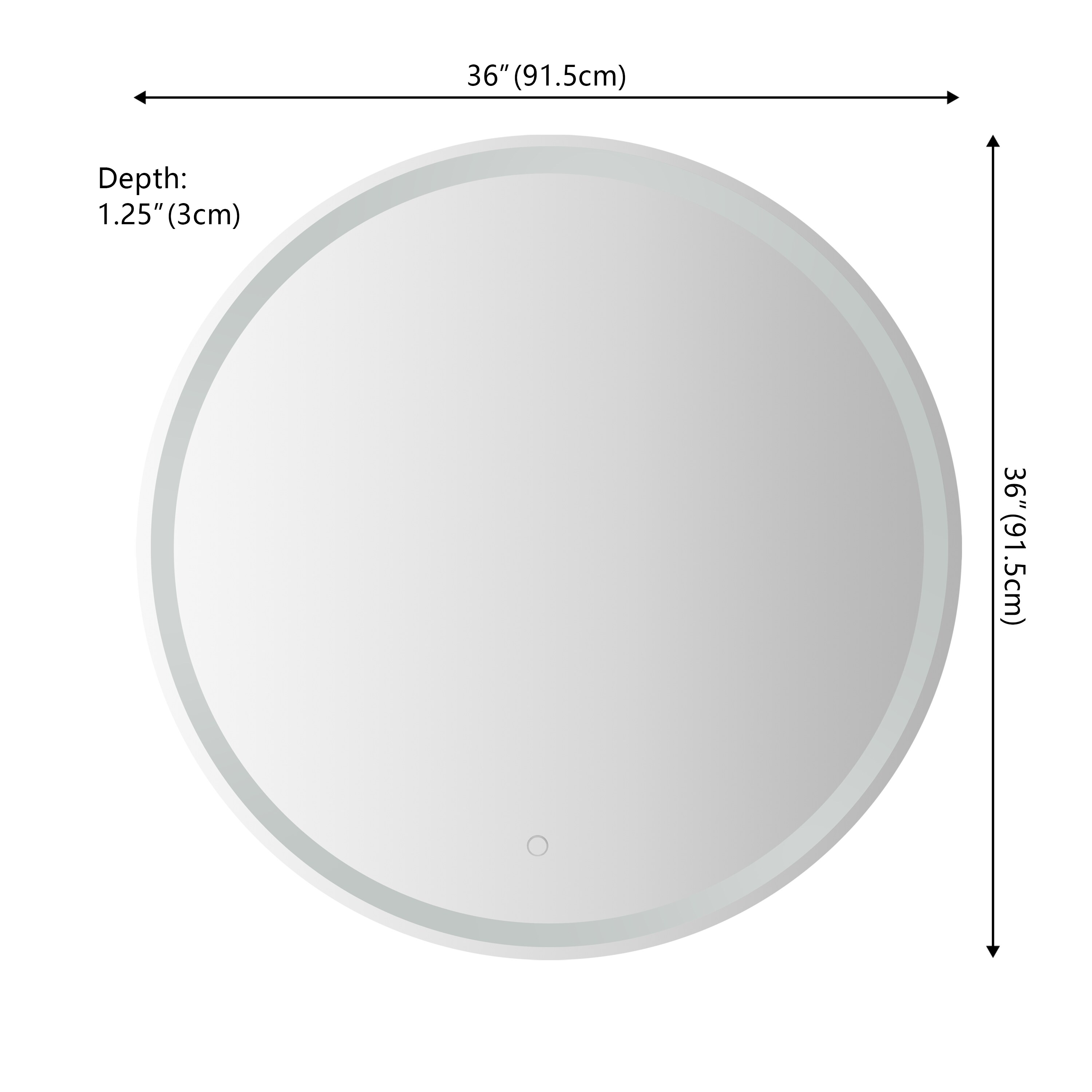 JONATHAN  Y MIR101A-36R Framed-Bath-Mirrors - View #9
