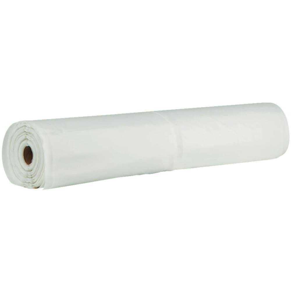 Poly Film Roll, 4 mil Thick, Pliable, Acid-Resistant, 8-ft x 100-ft ...