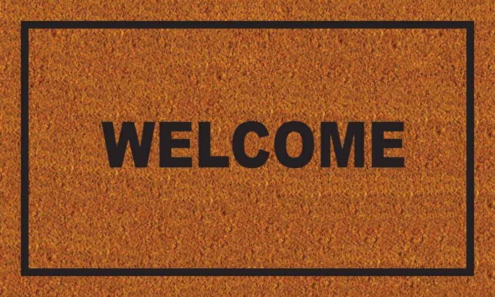 Style Selections 2-ft x 3-ft Espresso Rectangular Indoor Decorative Welcome  Door Mat in the Mats department at