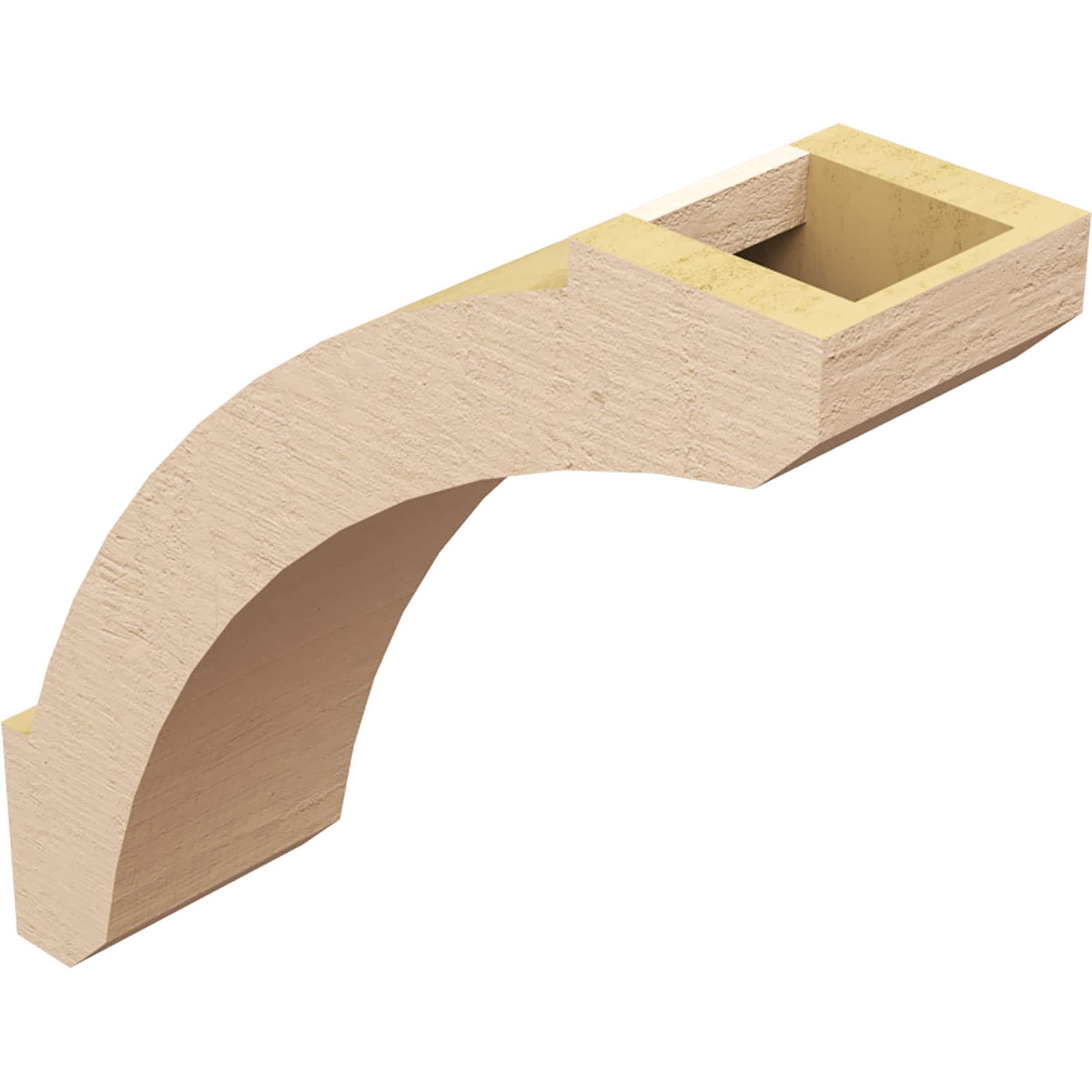 Ekena Millwork BRCUR05X16X16LFTRCPR braces - View #12