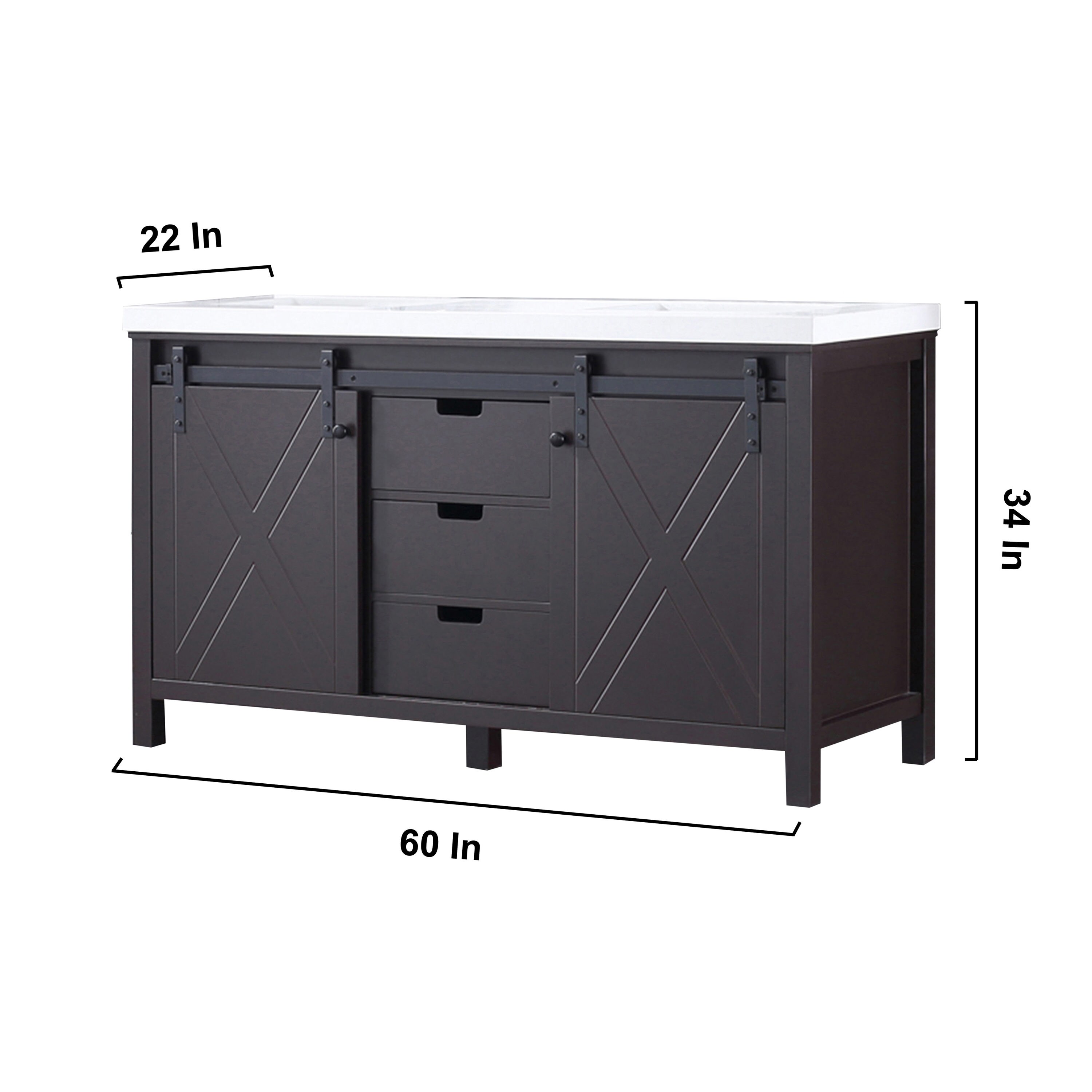 Lexora LM342260DCCSM24 Bath-Vanity-Combo - View #13