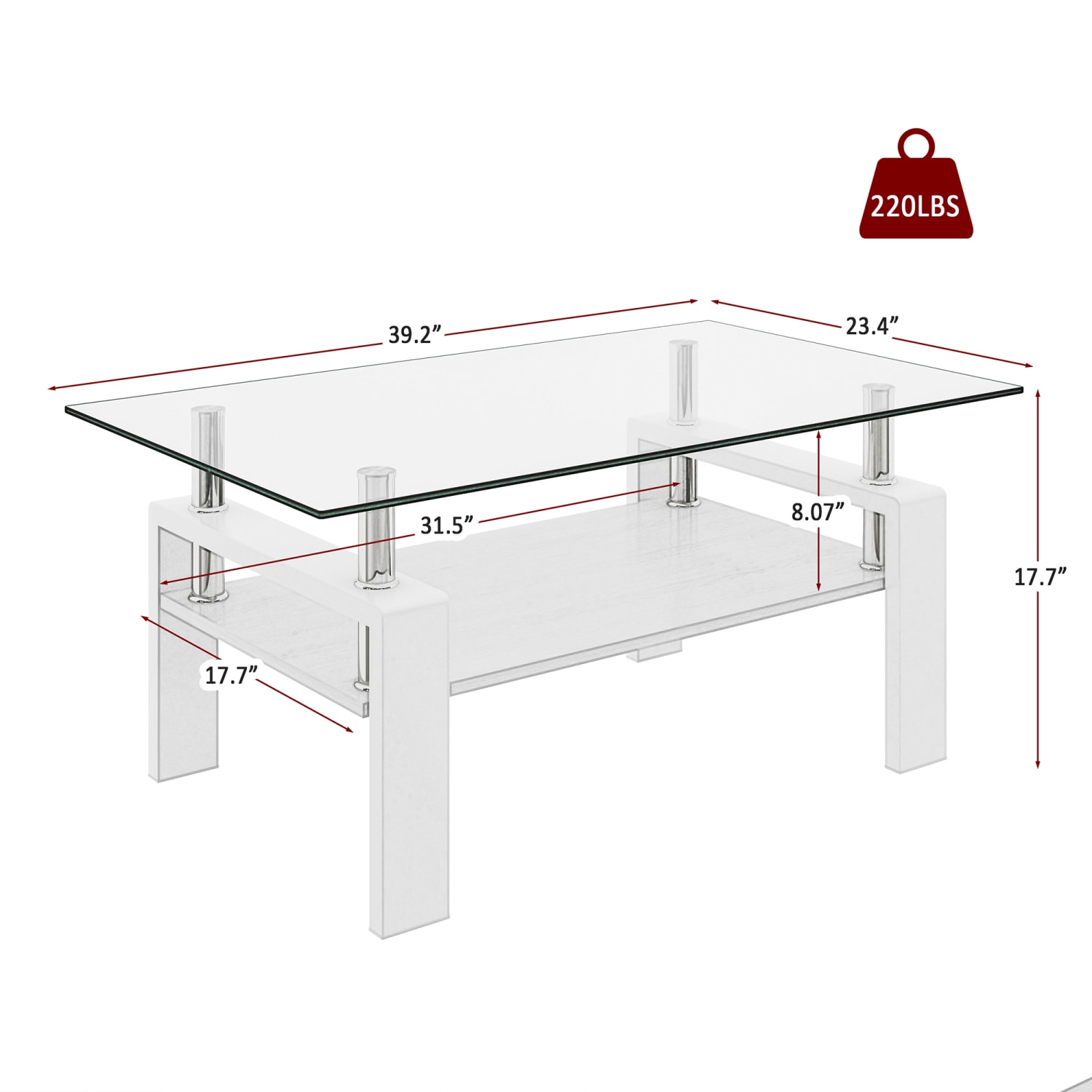 Streamdale Furniture W241P181456 Console-Sofa-Tables - View #6