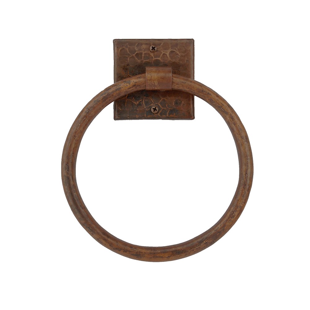 PREMIER COPPER PRODUCTS TR7DB Copper Bathroom Accessories Oil Rubbed Bronze Wall mount Single Towel Ring