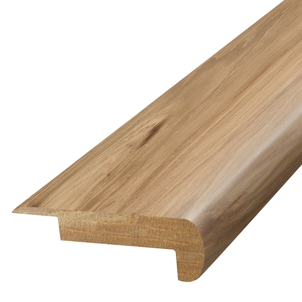 Project Source Foxwood Hickory 3/4-in T x 2-1/4-in W x 78.7-in L Prefinished Laminate wood Stair Nosing Floor Moulding Trim