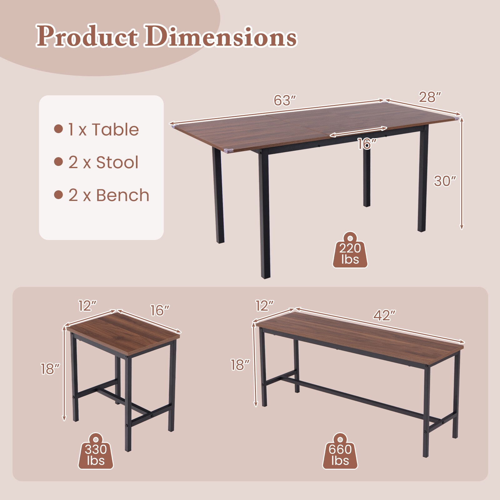 Slickblue D-CO-TH08865CK Dining-Sets - View #3