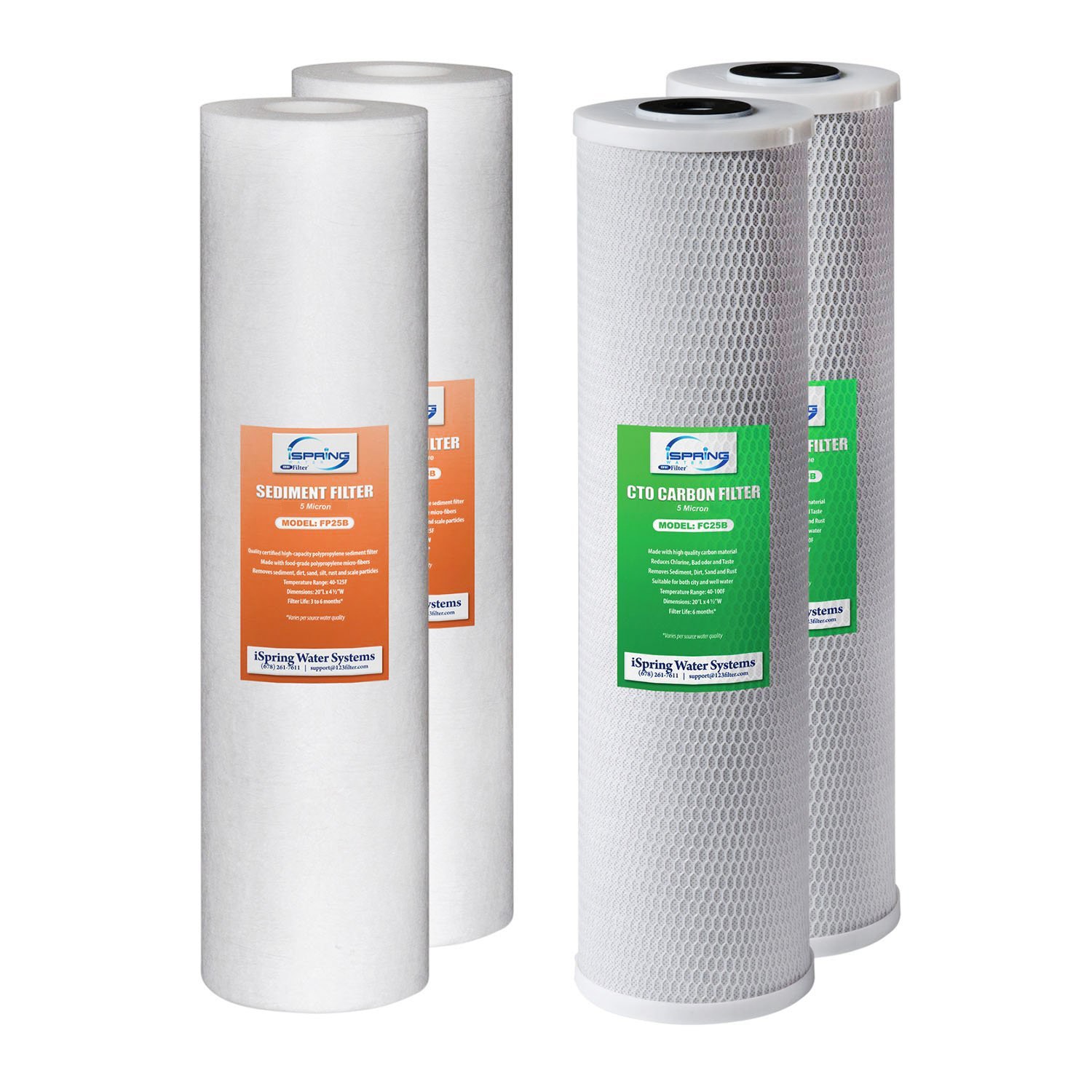 Compatible to iSpring FC15B Big Blue Whole House Water Filter with CTO Carbon Bl 