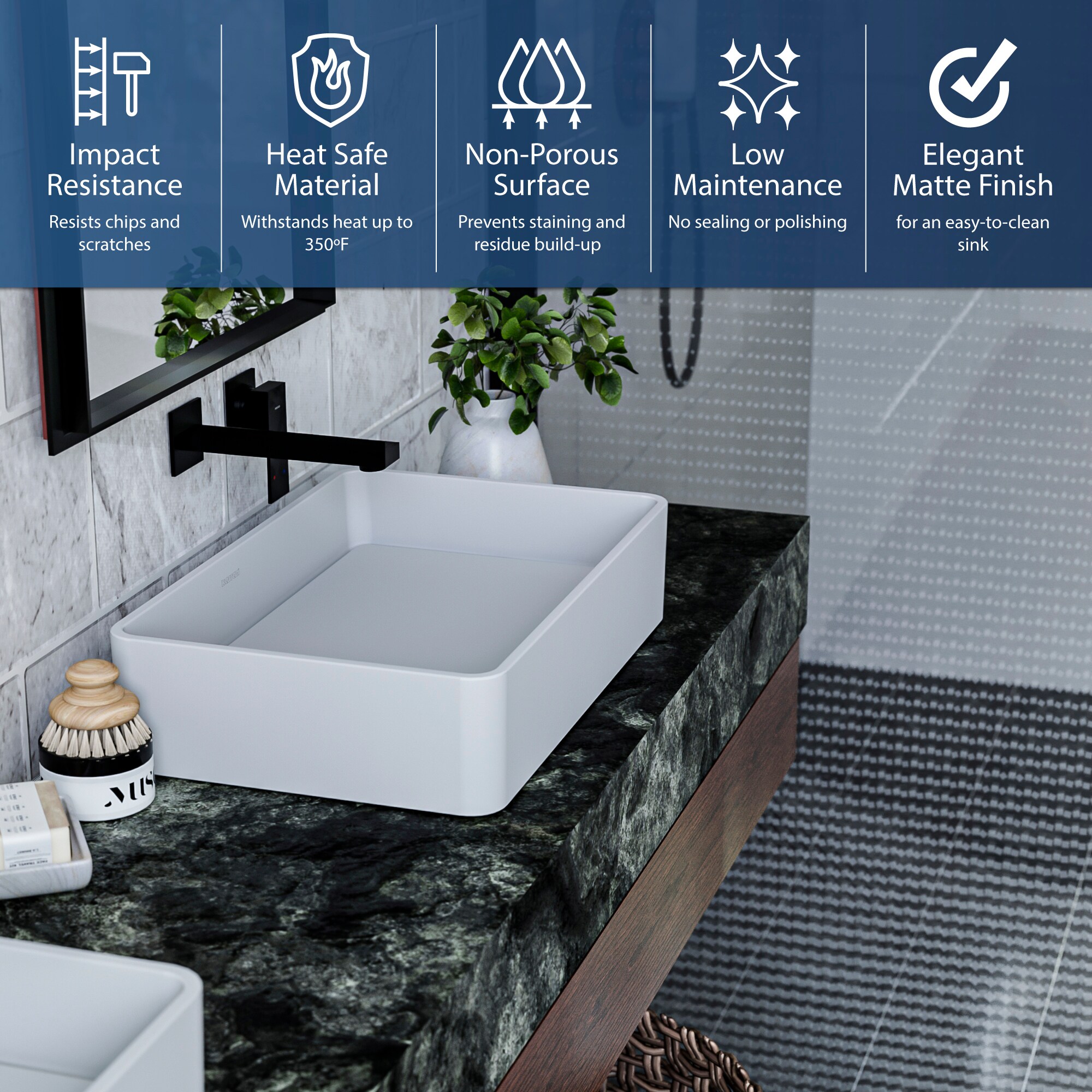 Karran QM177WH Bath-Sink - View #5