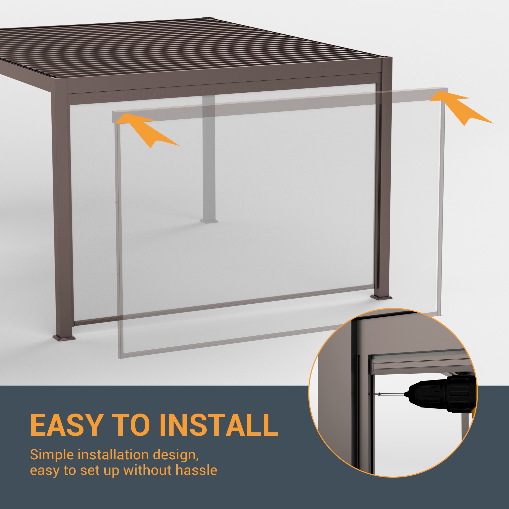 Sonkuki SD-PS13BN Pergola-Parts-Accessories - View #5