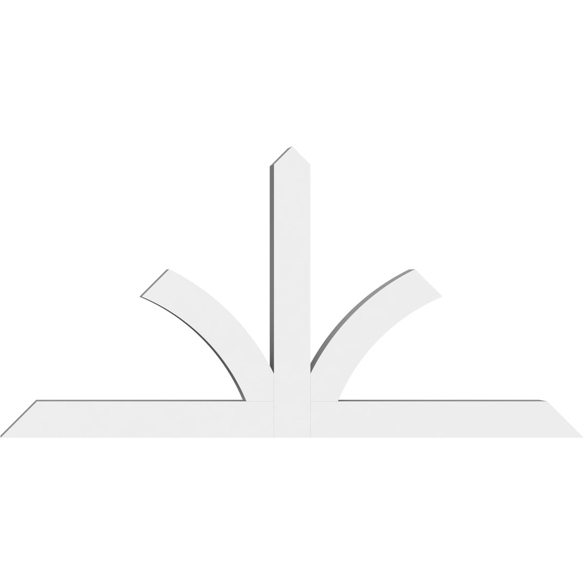 Ekena Millwork GBP096X48X0606RIC00 Exterior-Brackets-Braces - View #2