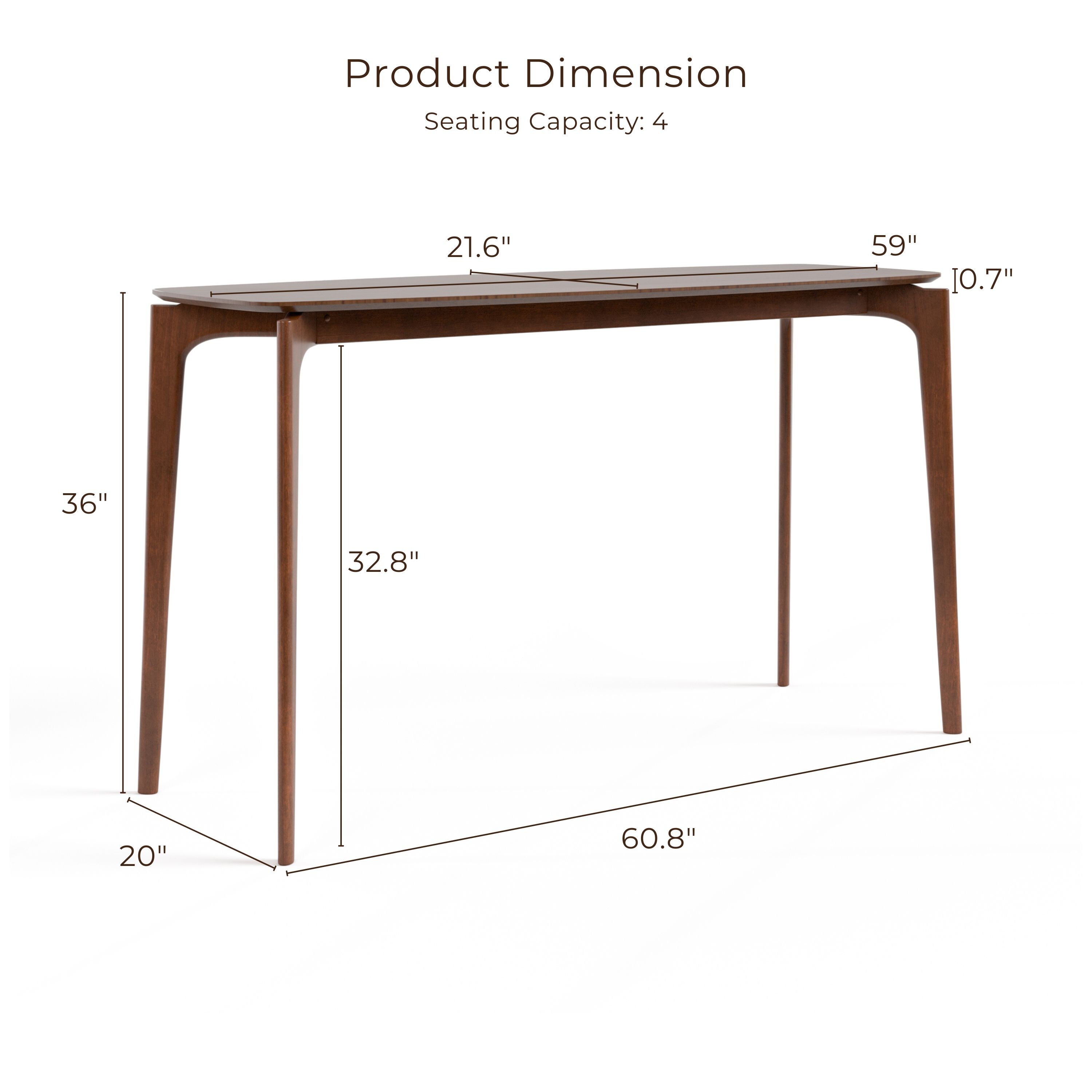 Furniture of America IDF-3211WNPT5PC Dining-Sets - View #3