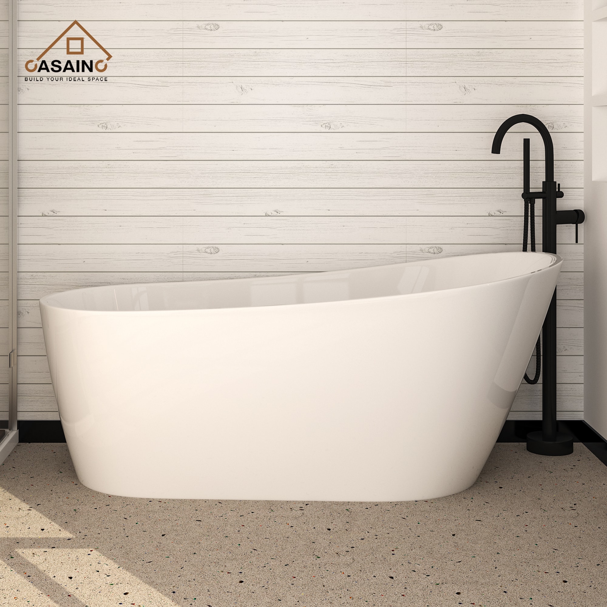 056.Universal Flex Bathtub-extension/overflow for bathtub and freestanding  tub, plastic