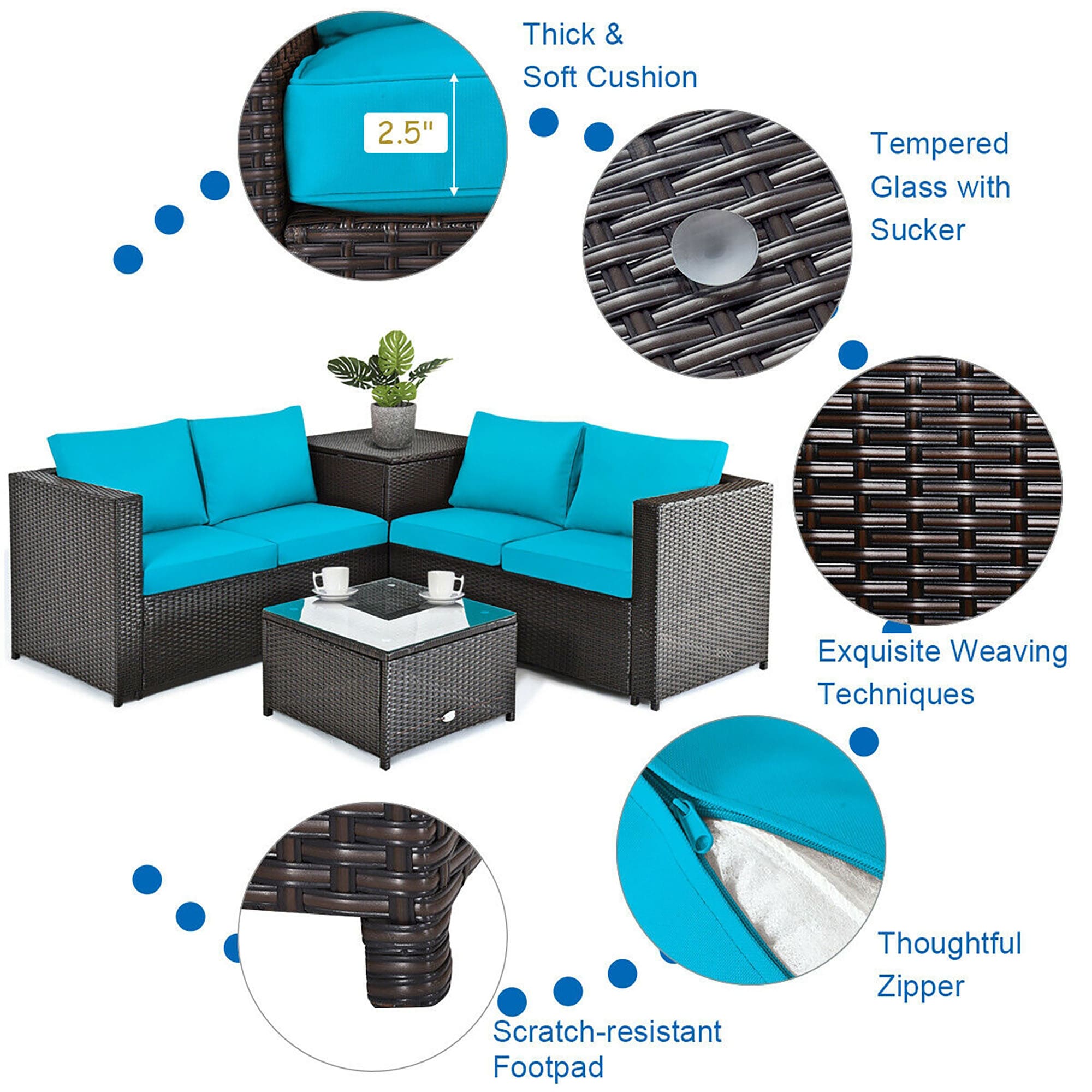 CASAINC BH-WY000172AAA Patio-Conversation-Sets - View #5