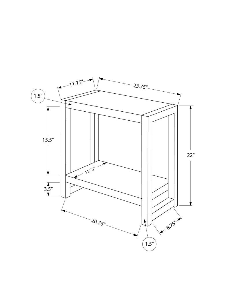 Monarch Specialties I 2081 End-Tables - View #5
