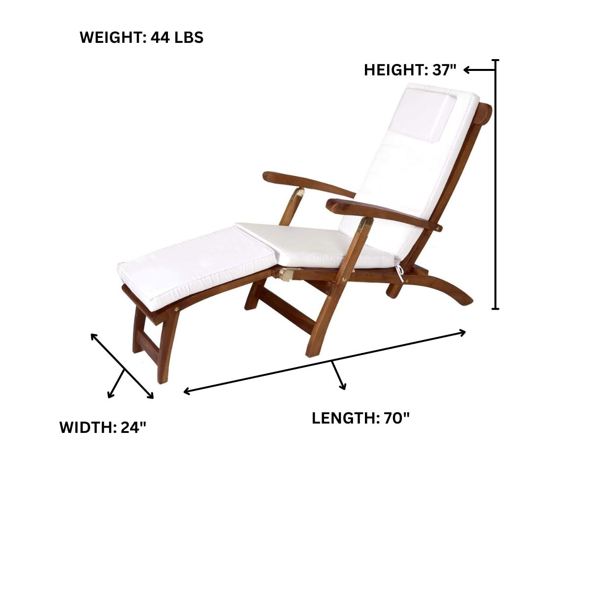 All Things Cedar TF53-W Patio-Chairs - View #4
