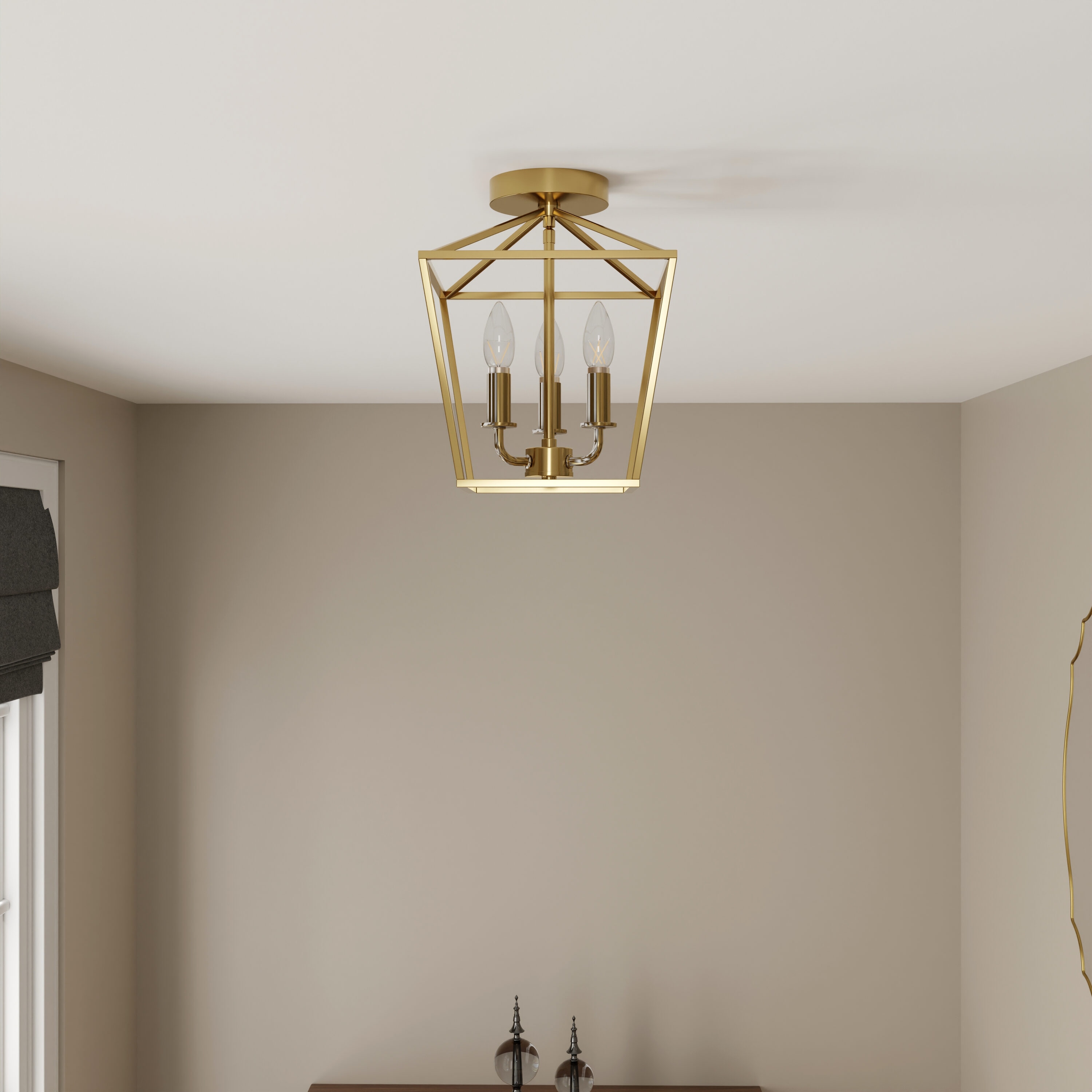allen + roth CH31-3GD flushmounts - View #4