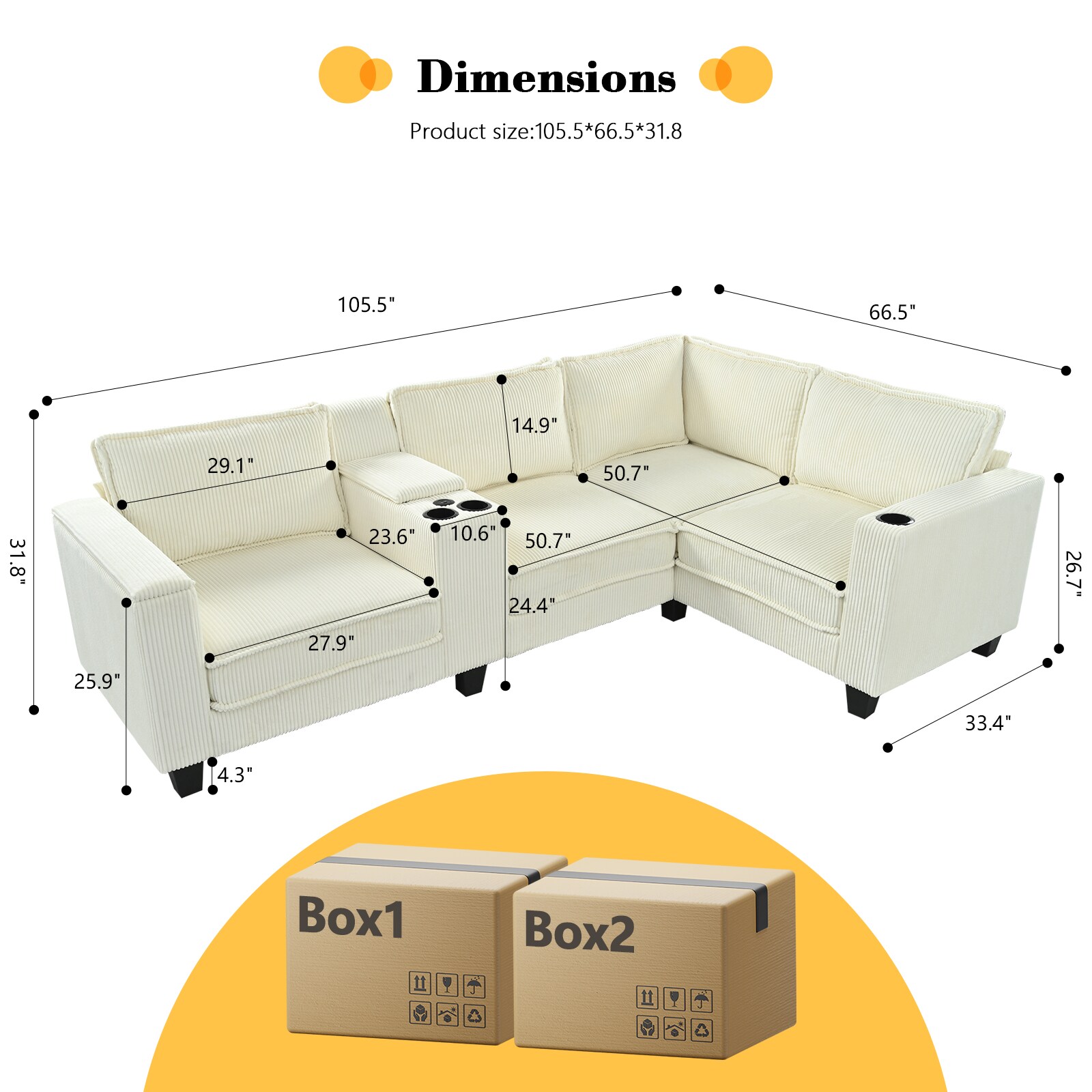 GDFStudio 327488 Sofas-Loveseats - View #3