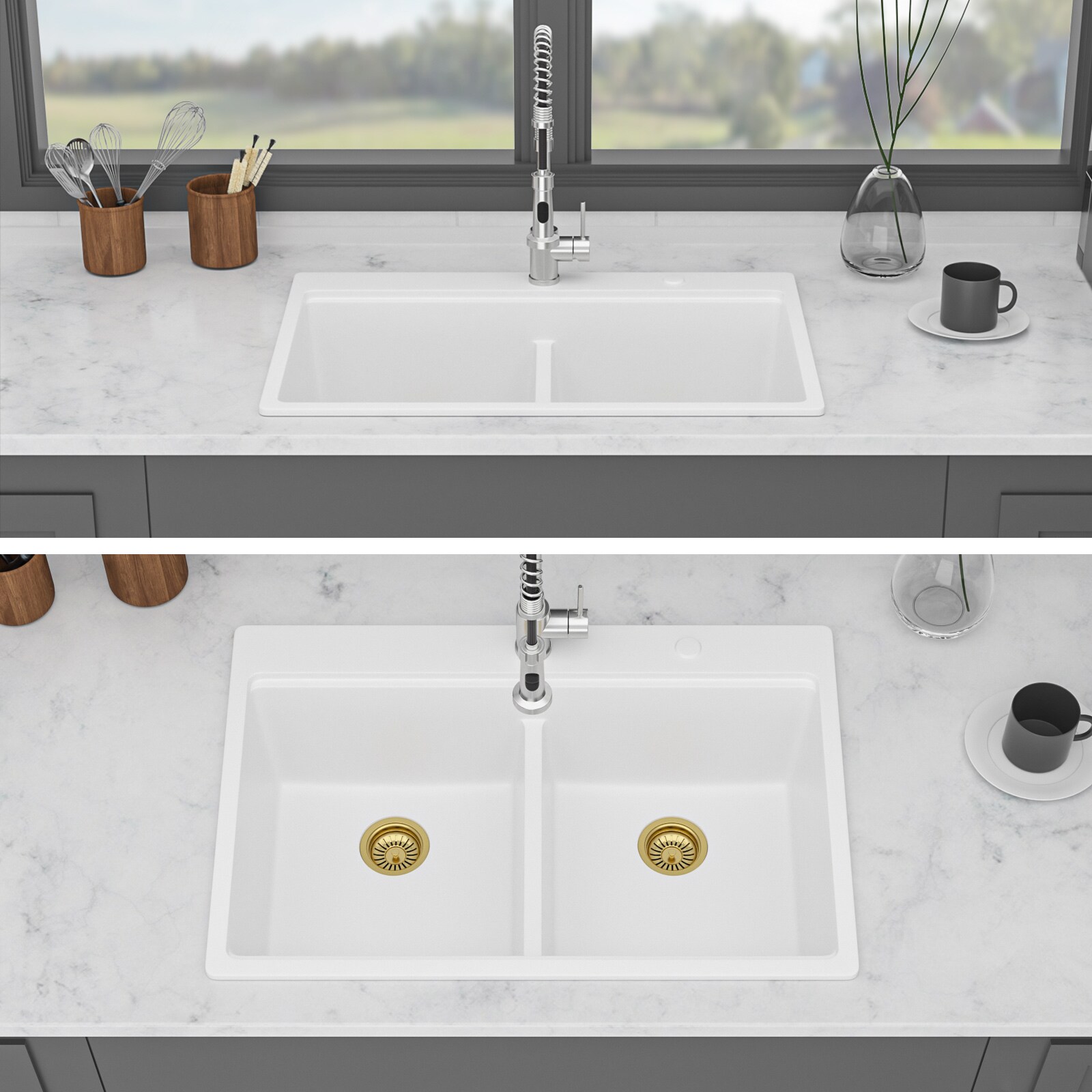 LIVIZA TLY-QZ353535 Kitchen-Sinks - View #7