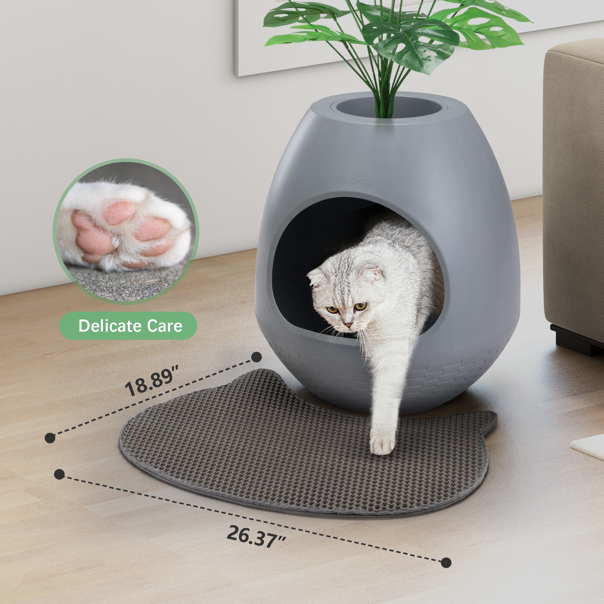 Coziwow CW12U0644-L02 Cat-Litter-Box - View #4
