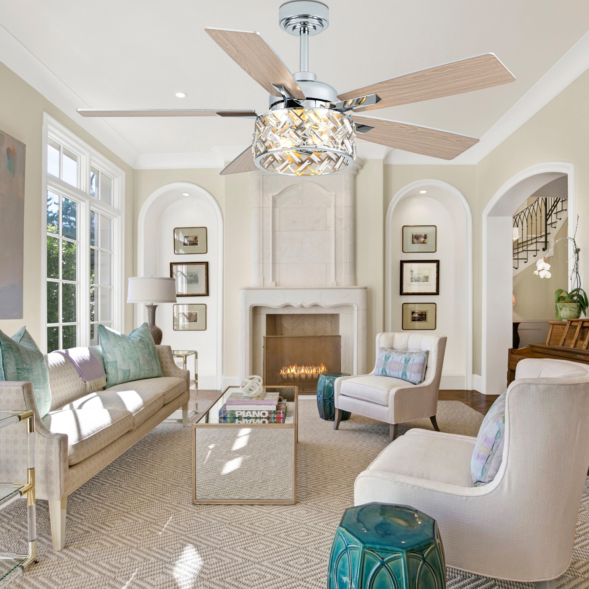 Oaks Decor DC5228OKELMD Ceiling-Fans - View #5