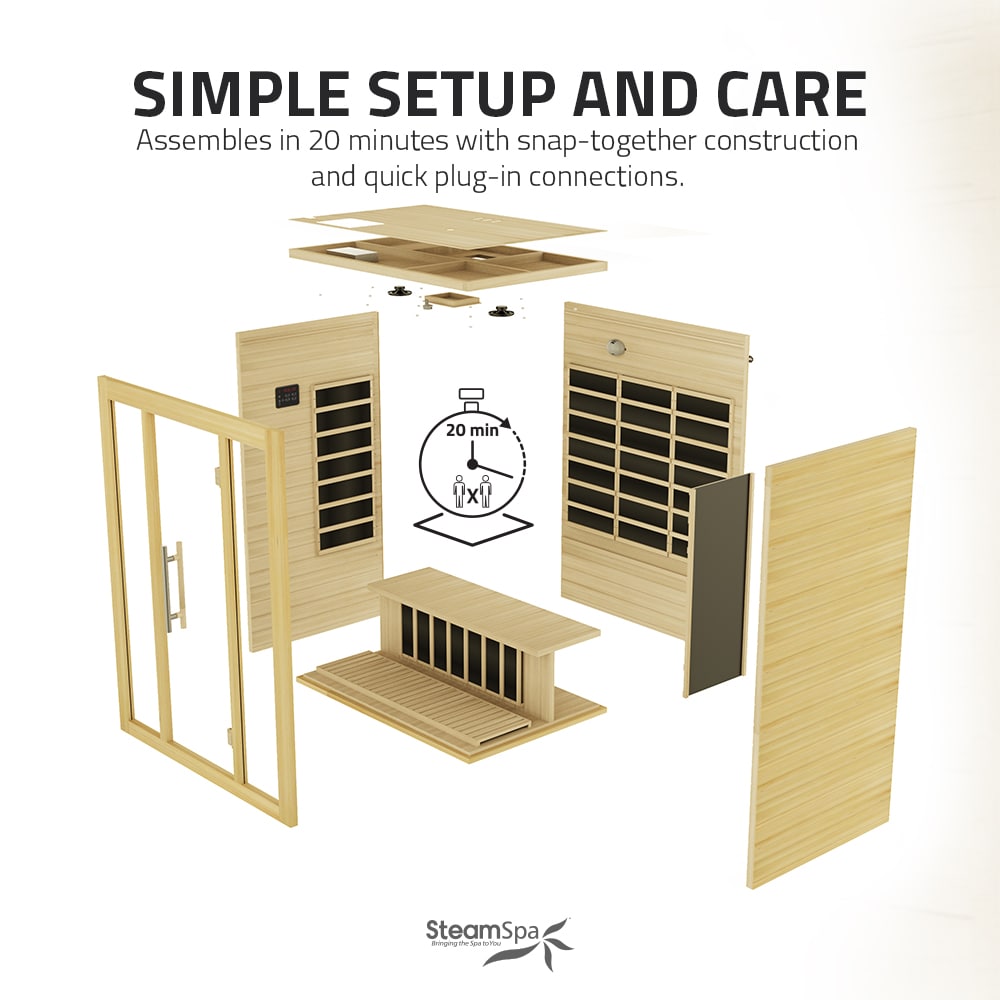 SteamSpa SC-SS0008-2P Indoor-Saunas - View #6