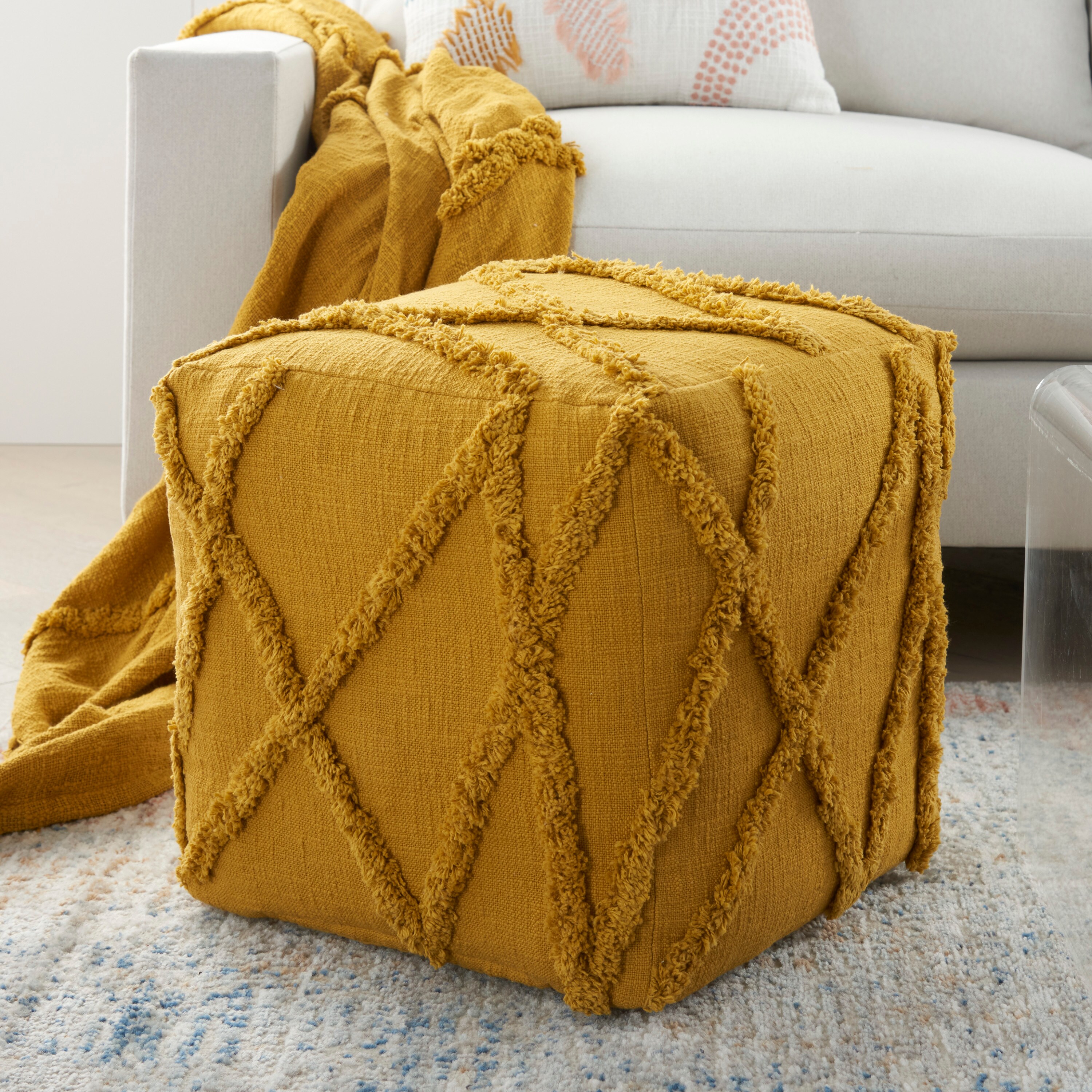 Mina Victory 798019080945 Indoor-Ottomans - View #4